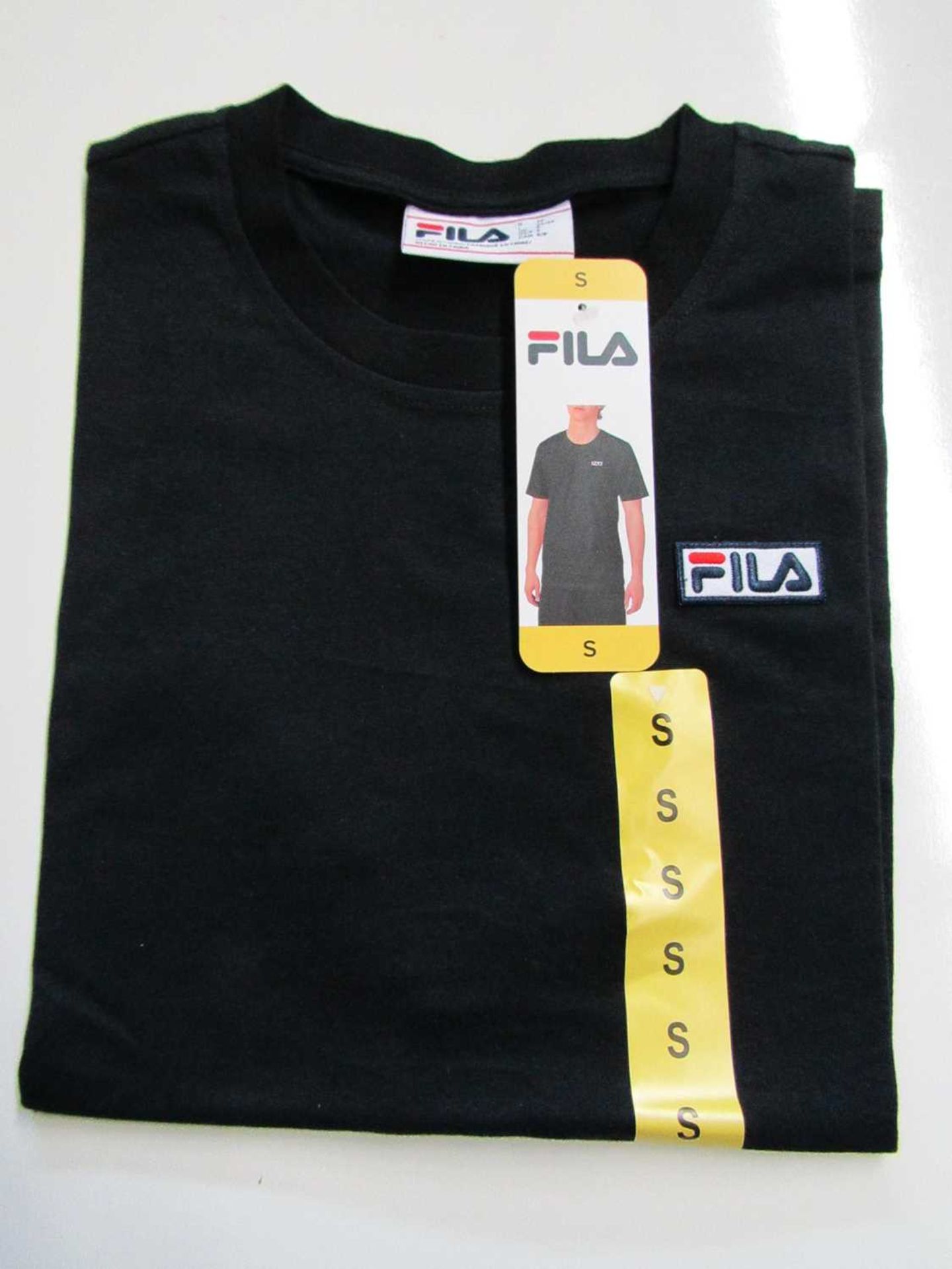 VAT Fila Lucano T/Shirt Black Size S New With Tags