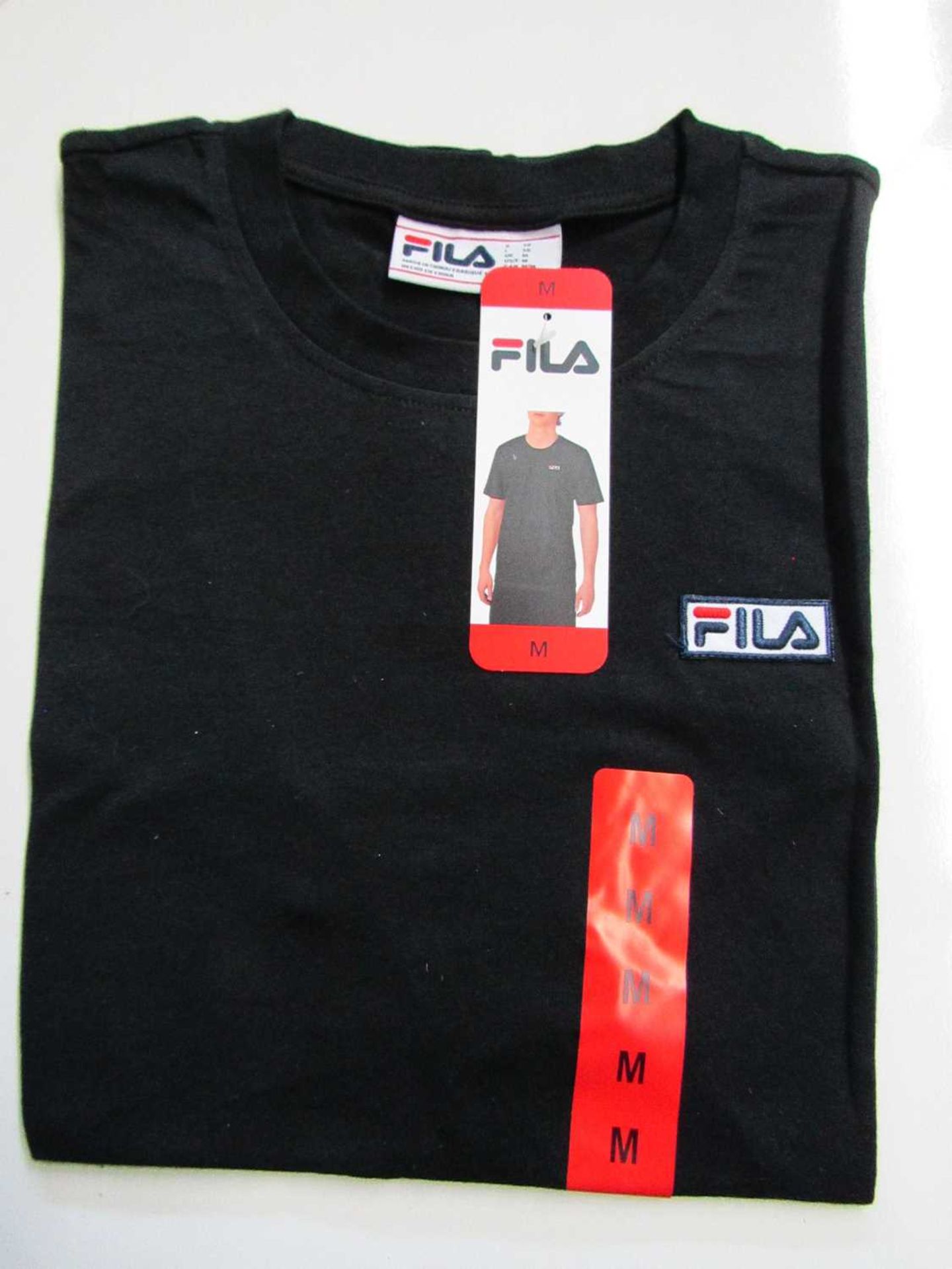 VAT Fila Lucano T/Shirt Black Size M New With Tags