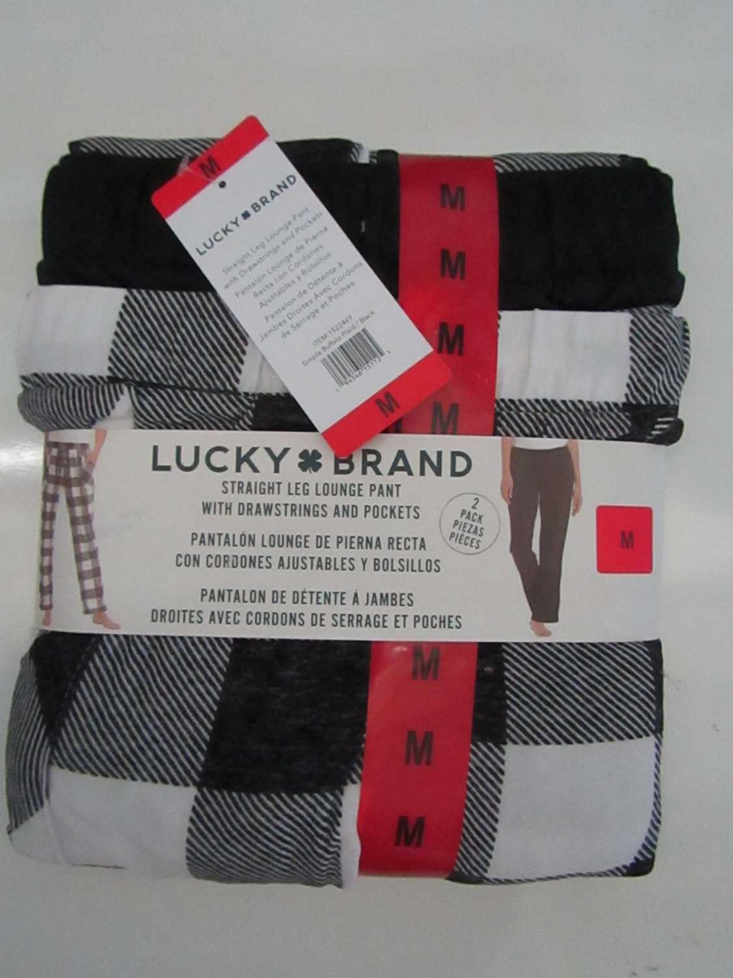 VAT Lucky Brand Straight Leg Lounge Set With Pockets Size M New & Packaged d