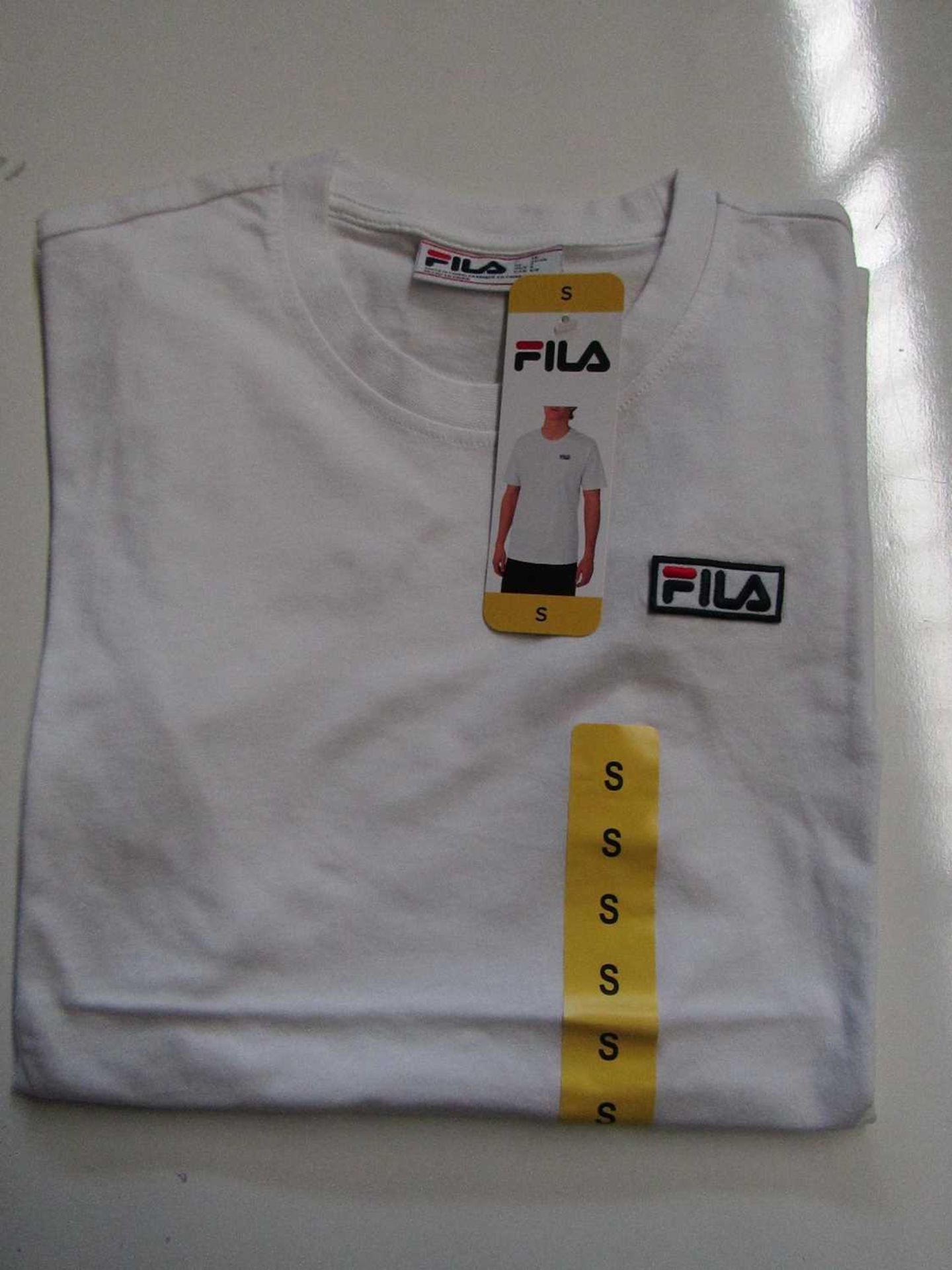VAT Fila Lucano T/Shirt White Size S New With Tags
