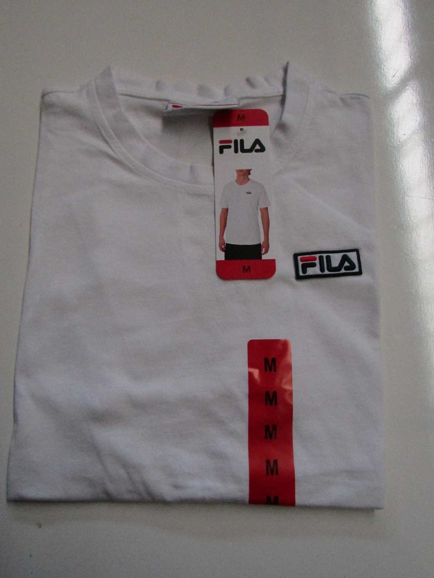 VAT Fila Lucano T/Shirt White Size M New With Tags