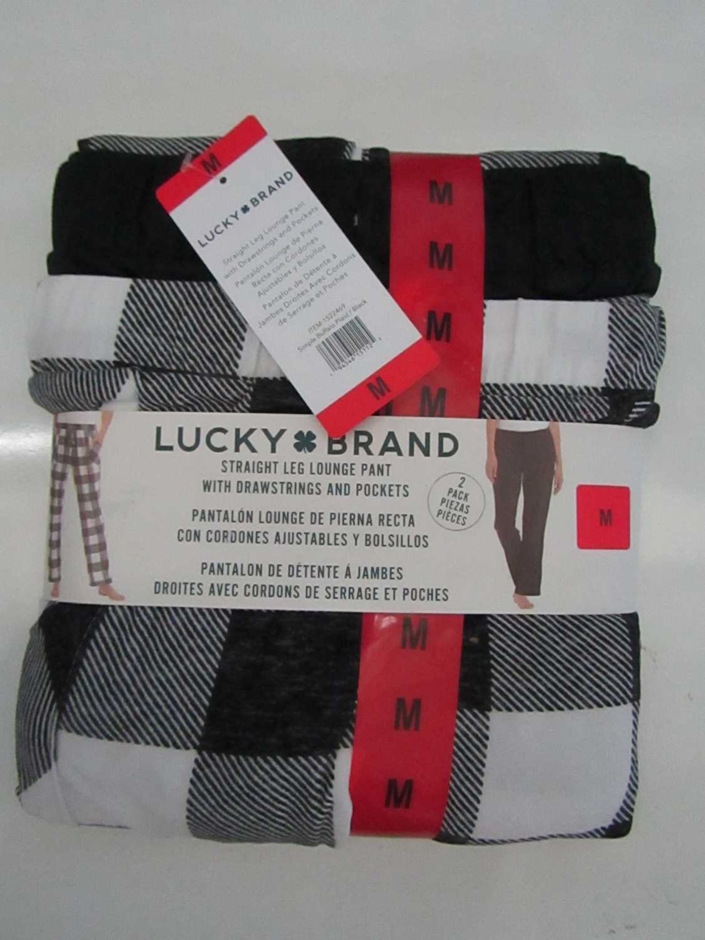 VAT Lucky Brand Straight Leg Lounge Set With Pockets Size M New & Packaged d