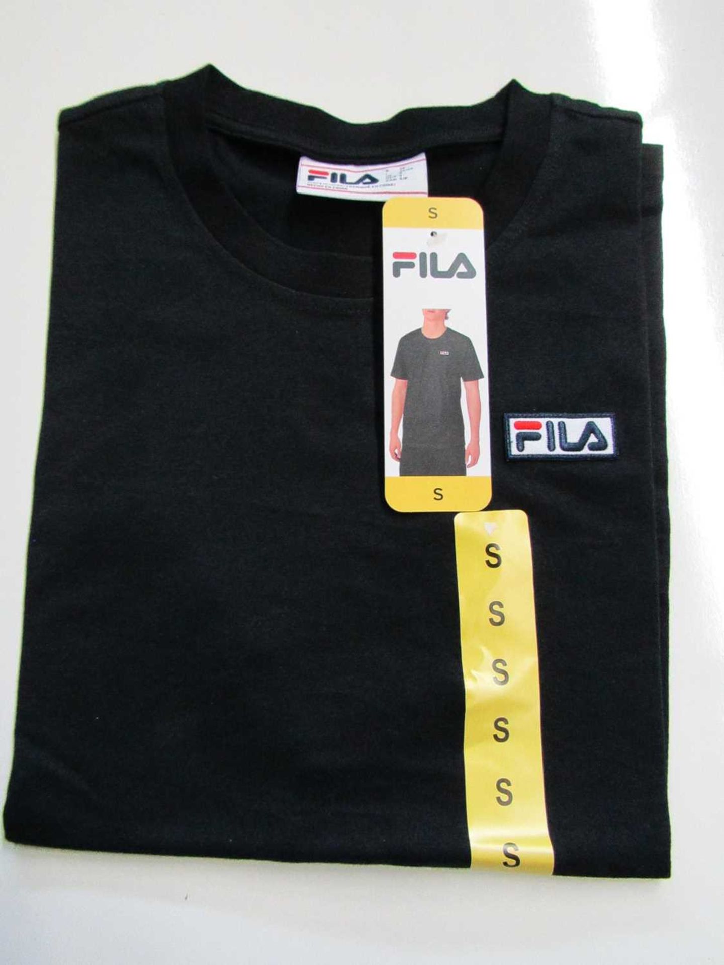 VAT Fila Lucano T/Shirt Black Size S New With Tags