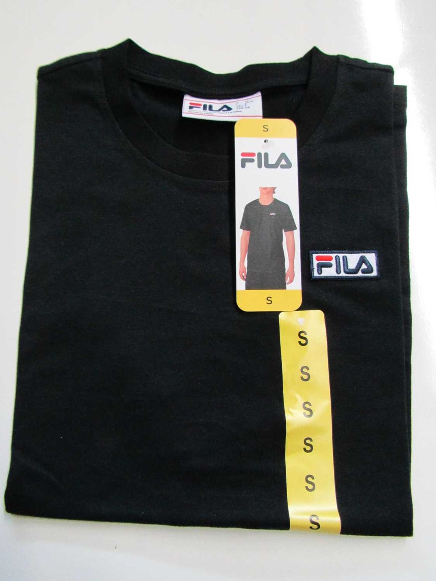 VAT Fila Lucano T/Shirt Black Size S New With Tags