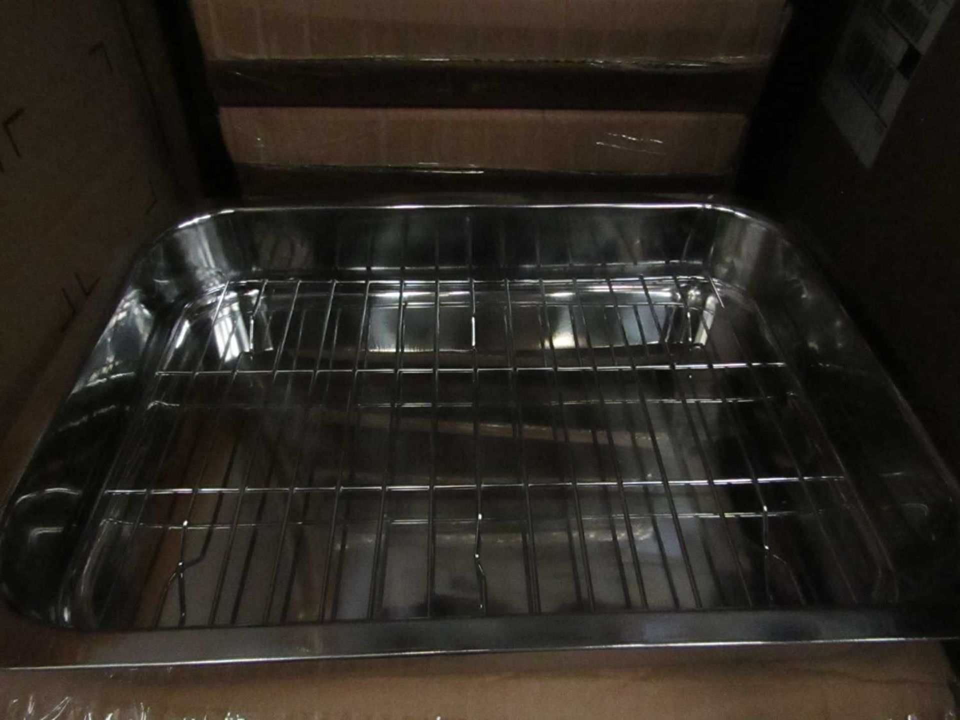 VAT Stainless Steel Baking Tray with Rack Practical Ovenware Tray Baking DishNew & Boxed.