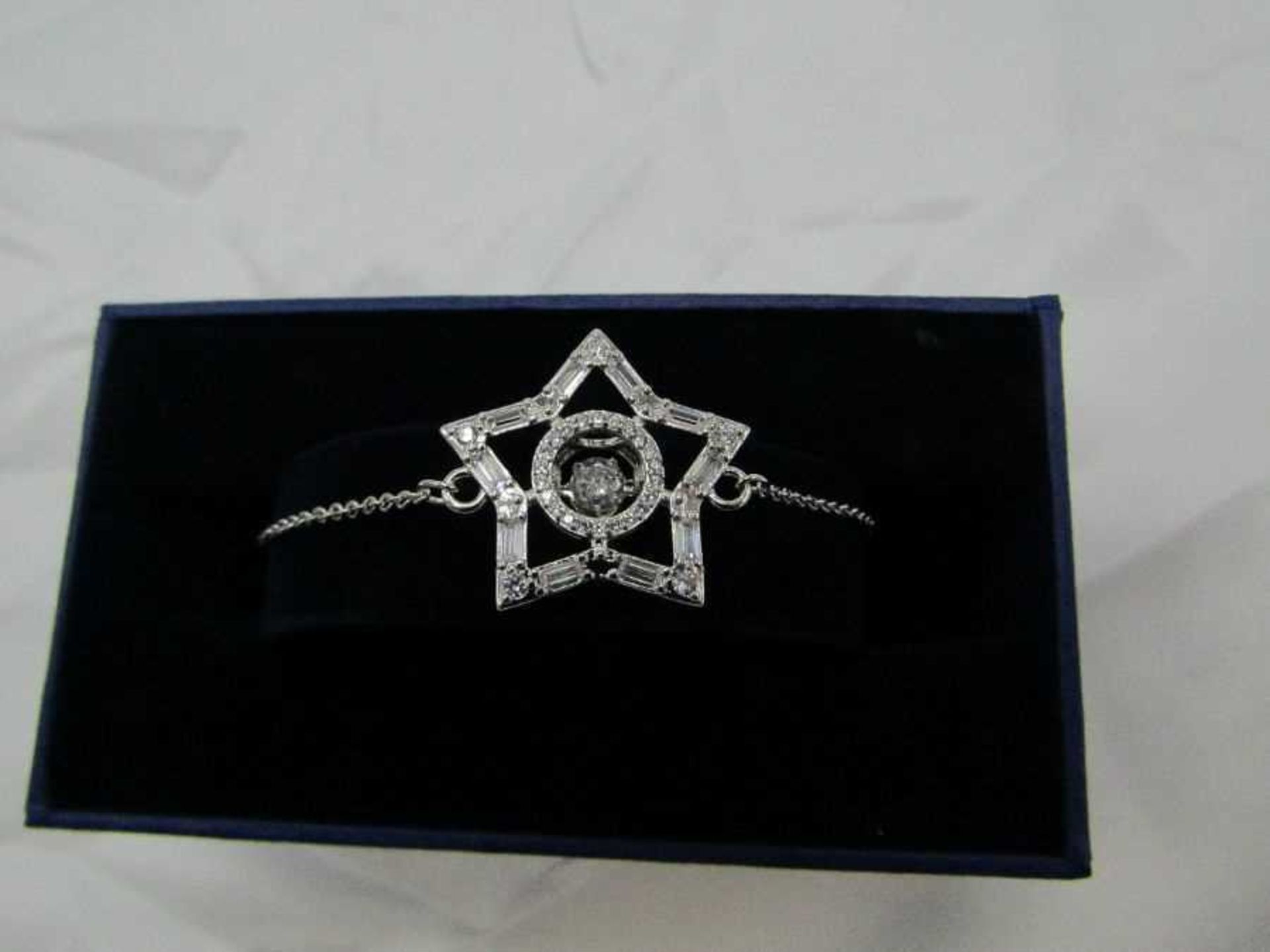 Swarovski Iconic silver plated star bracelet. - Image 2 of 2