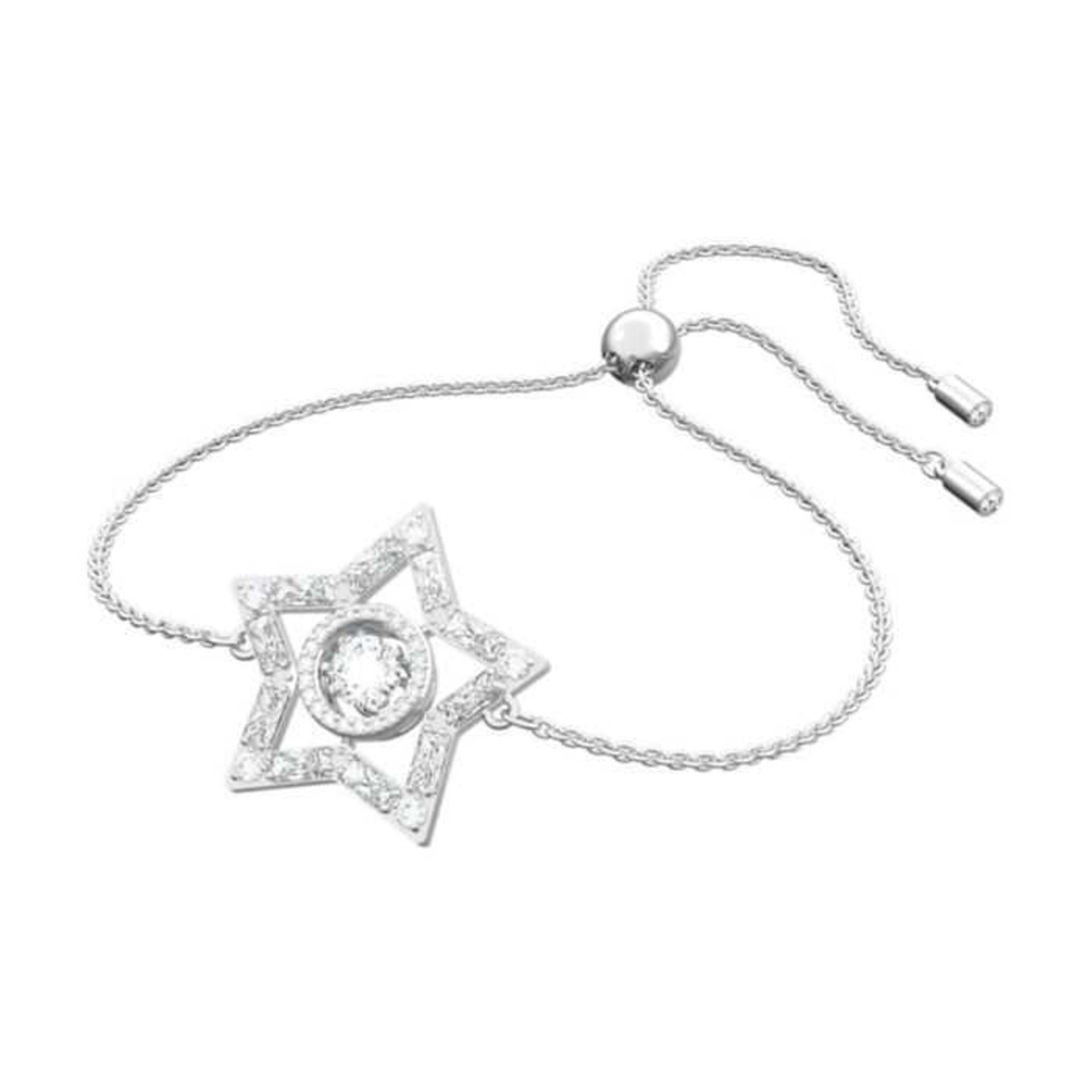 Swarovski Iconic silver plated star bracelet.