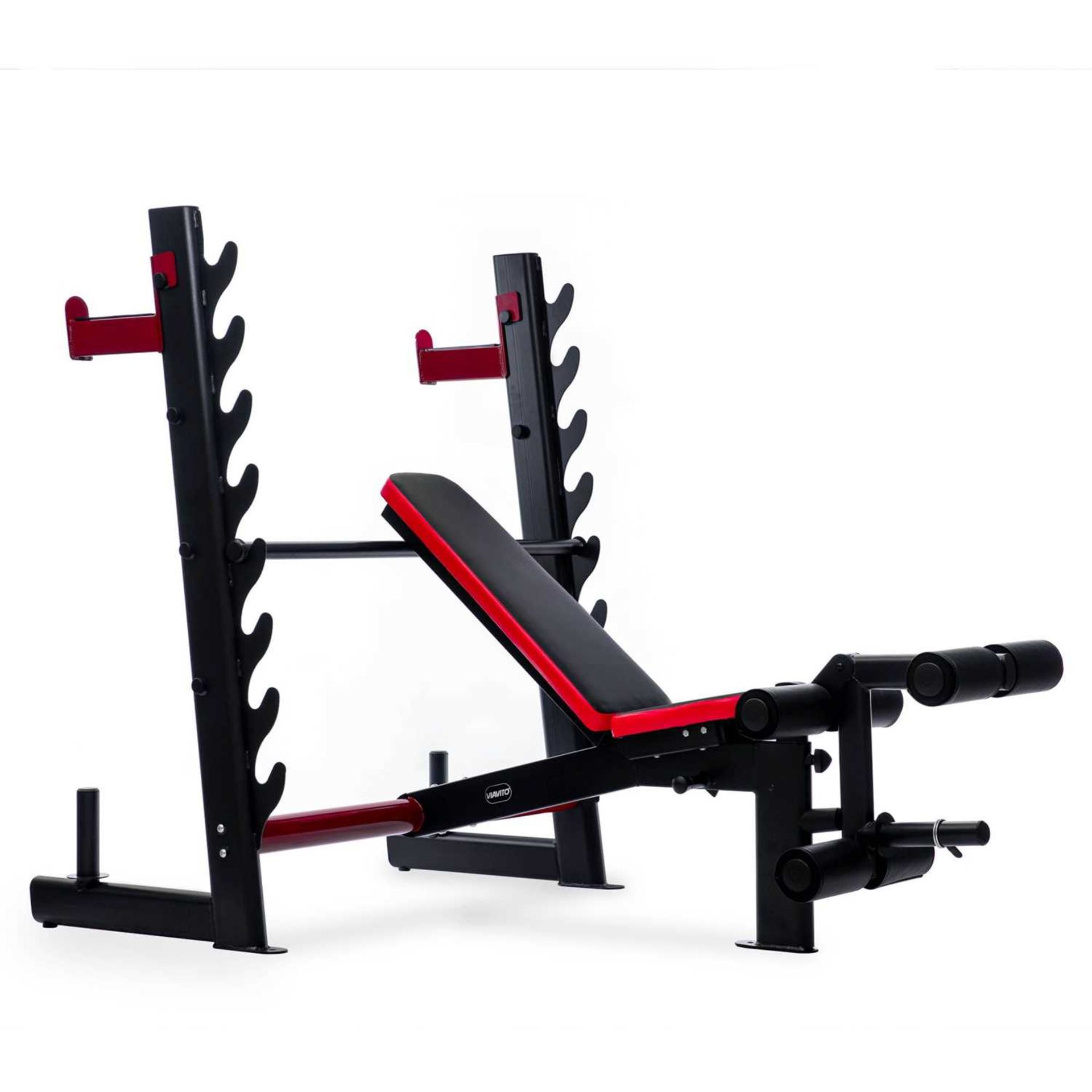 VAT Vivito Studio Pro 2000 Olympic Barbell Weight Bench RRP £899This lot is a completely