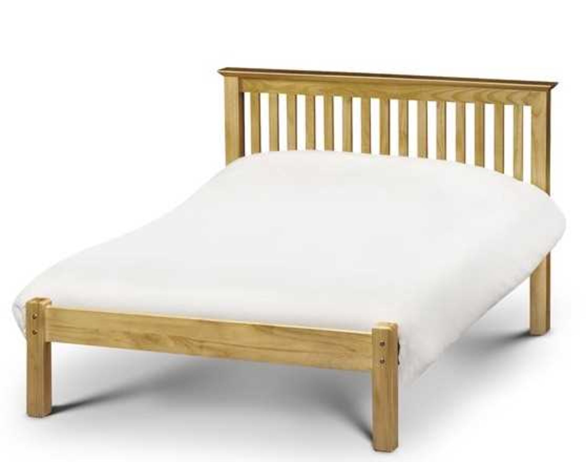 | 1X | CARPETRIGHT BALI LOW FOOT END 5FT PINE BEDFRAME | 2 BOXES | UNCHECKED & BOXED | RRP ?379 |