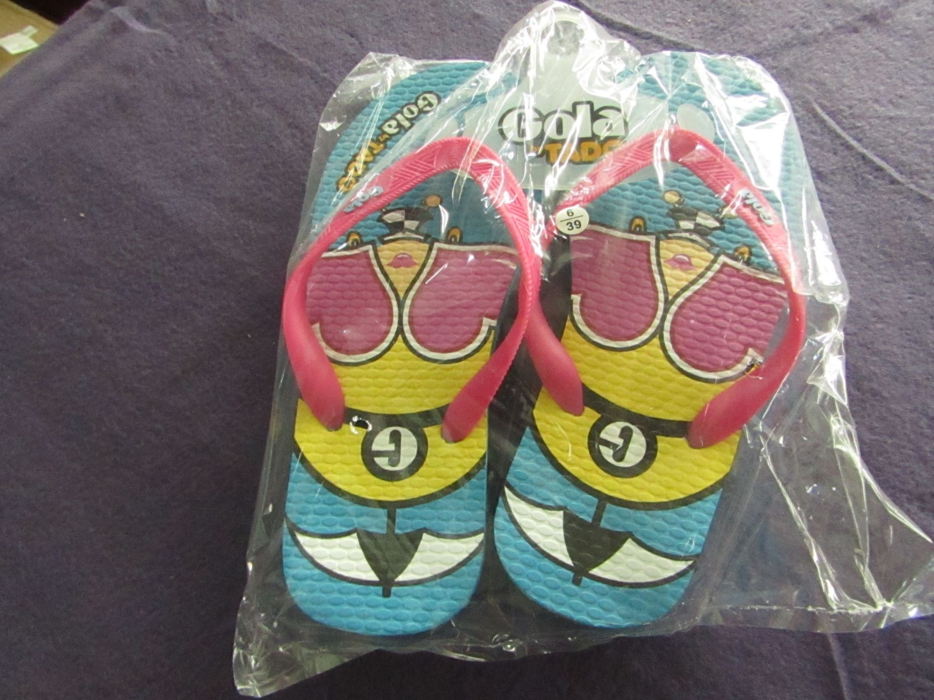 2x Gola - Tado Foam Slippers ( Girls ) - Size 6 - All Unused & Packaged.