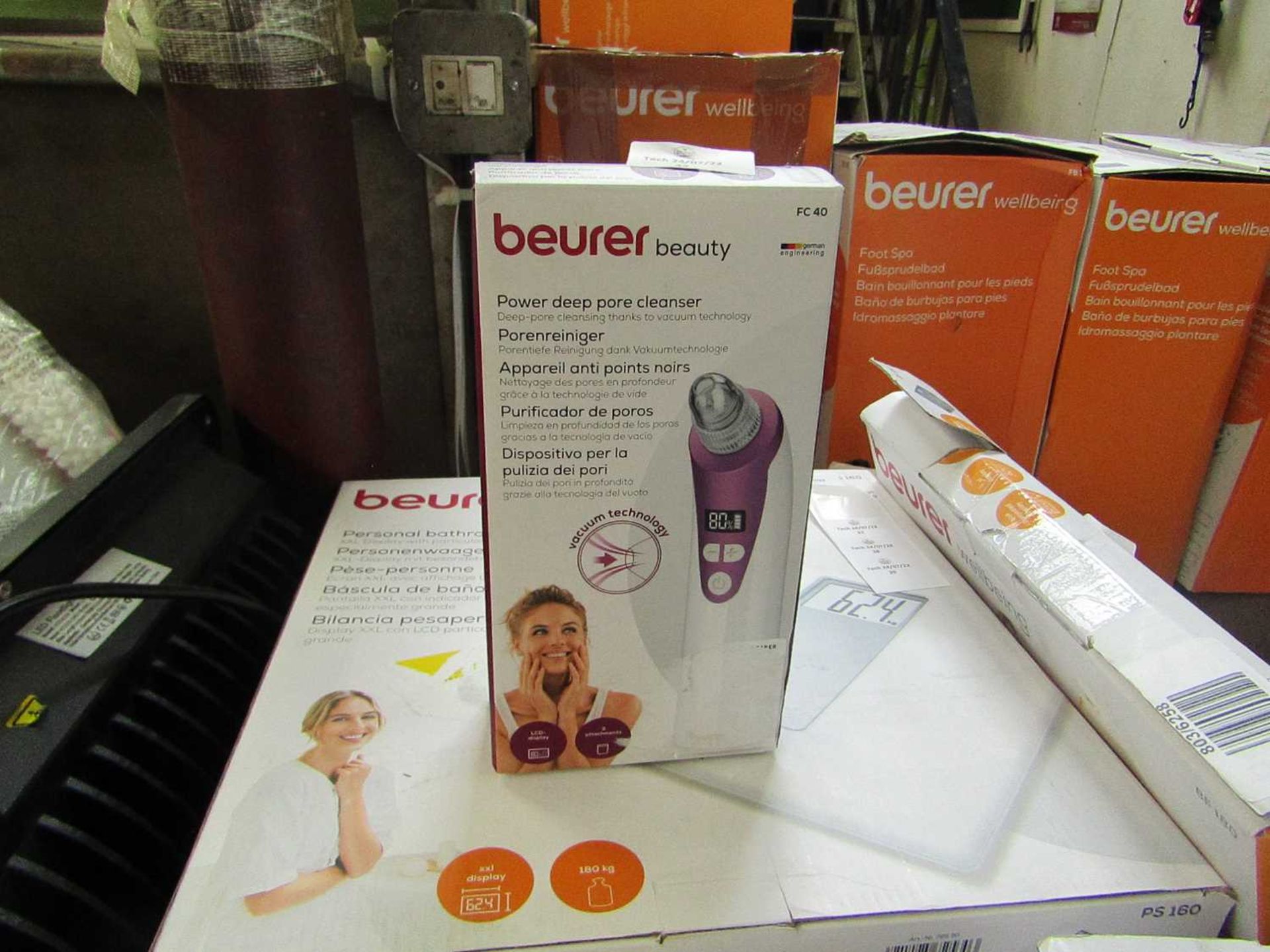 VAT 1x Beurer Beauty Power Deep Pore Cleanser FC40 - This item is graded B - RRP œ30