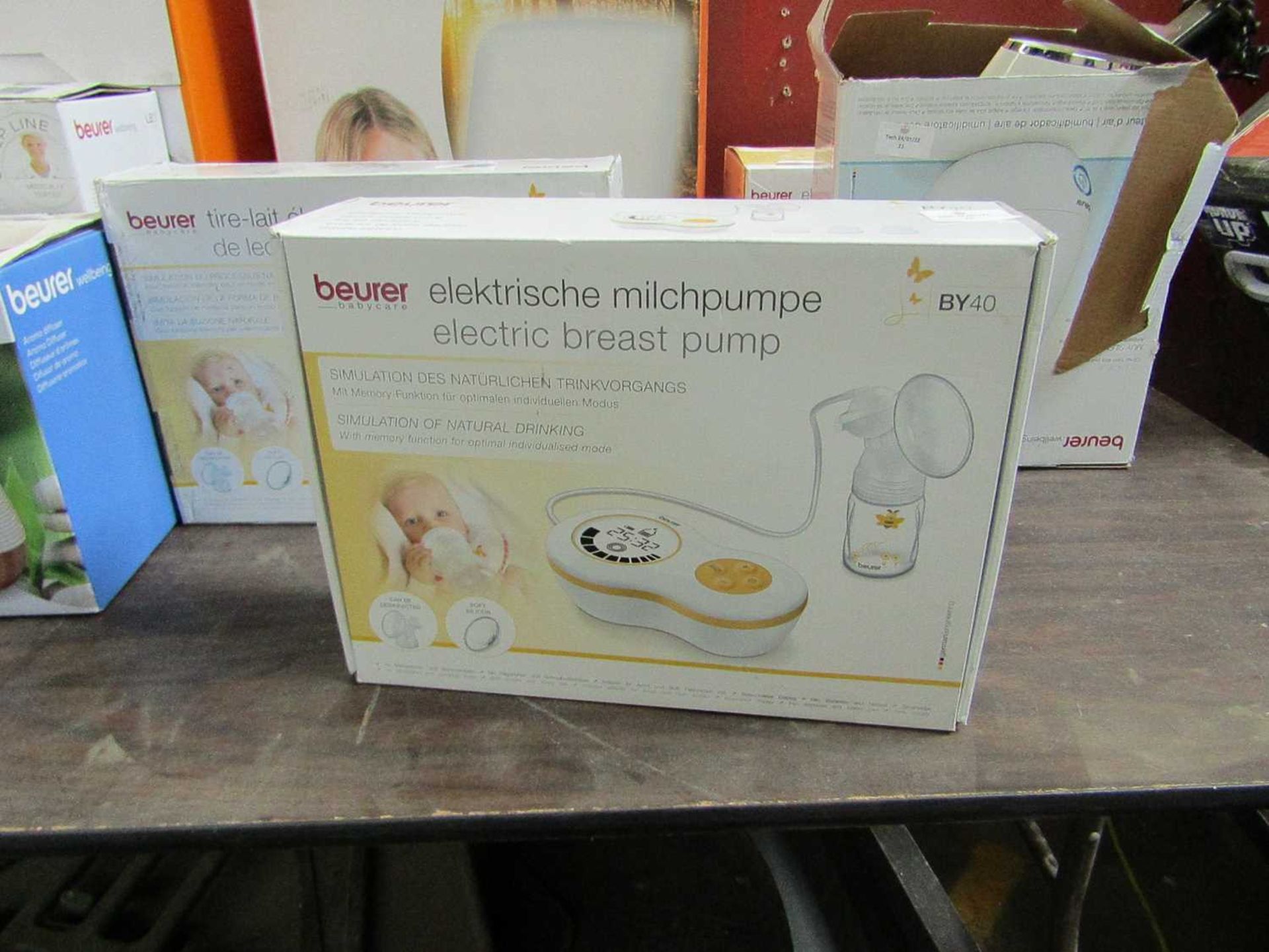 VAT 1x Beurer Electric Breast Pump BY40 - This item is graded B - RRP œ78