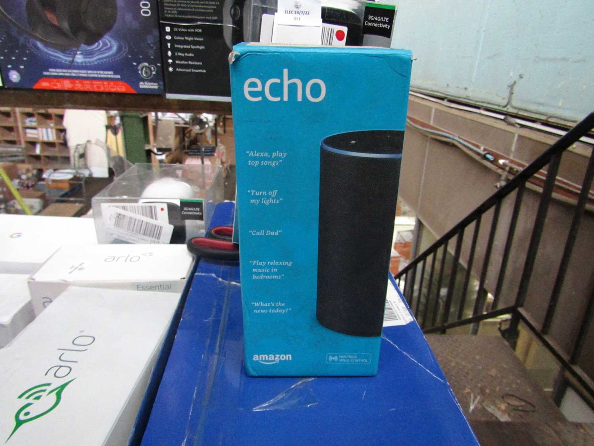 VAT 1x Amazon Echo Speaker - Unchecked Customer Return - RRP £40
