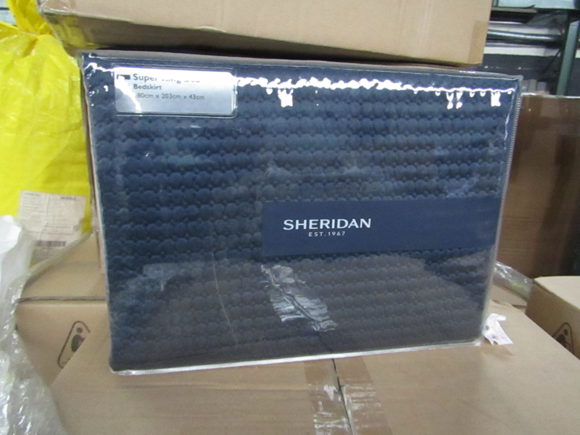 3X Sheridan - Midnight Bed Skirt - New & Packaged. RRP £75 Each. - Image 2 of 2