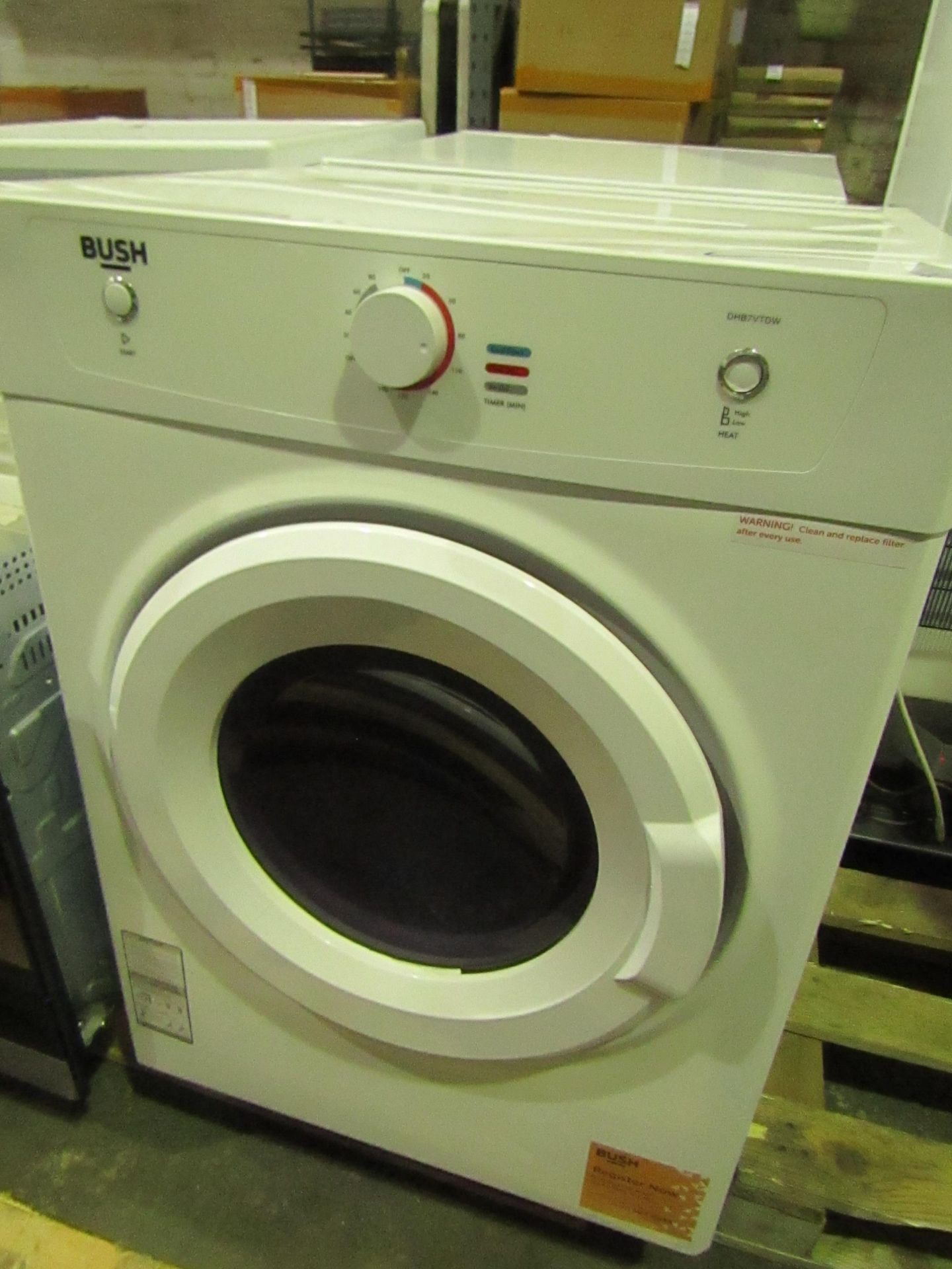 BUSH Vented Tumble Dryer DHB7VTDW RRP ¶œ170.00