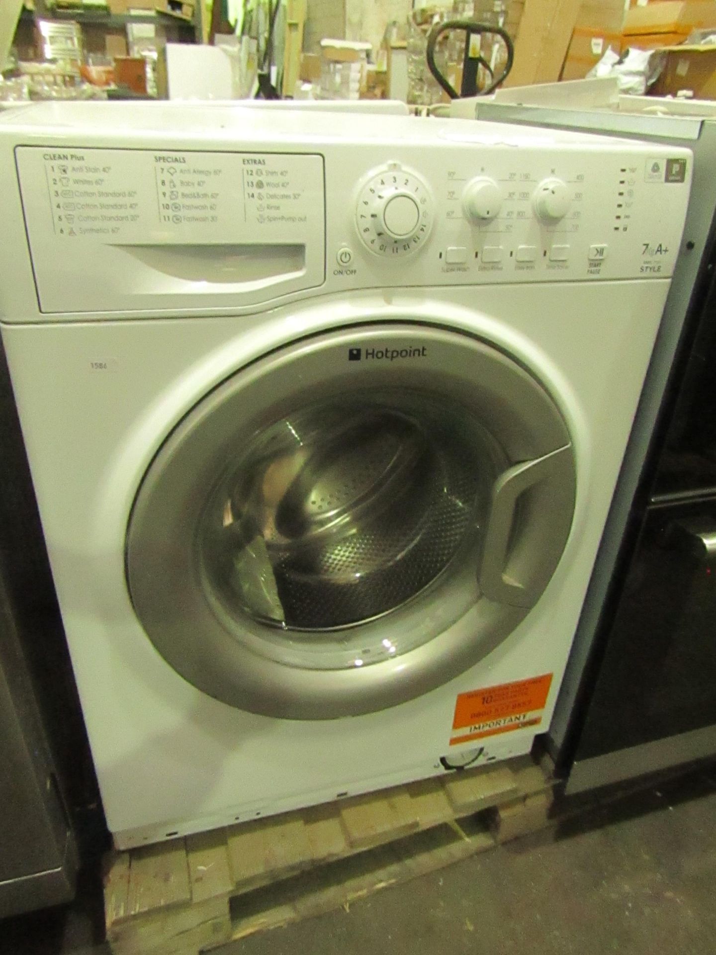 Hot point 7KG washing machine, no power