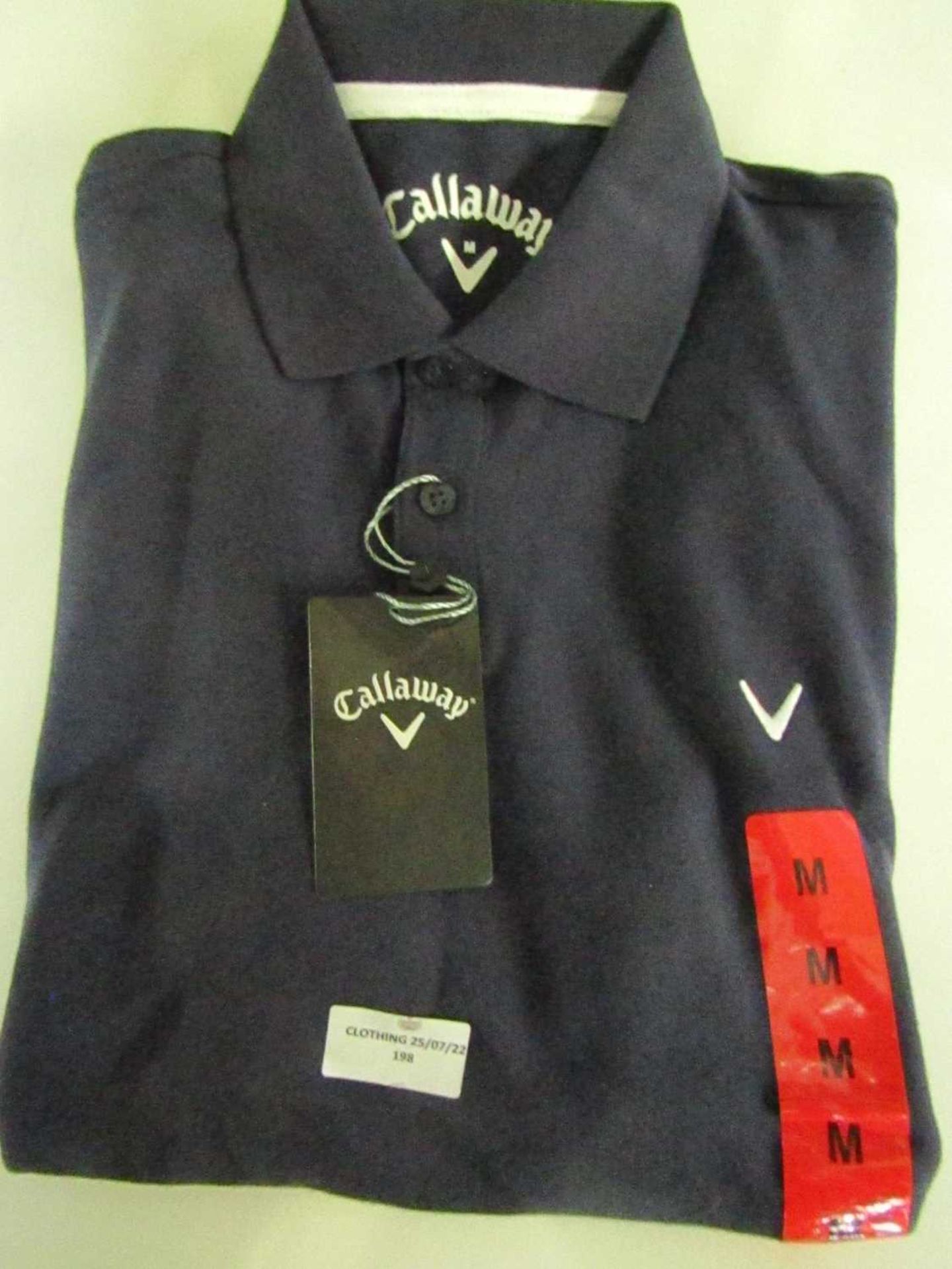 Callaway Pique Polo T/Shirt Navy Size M New With Tags