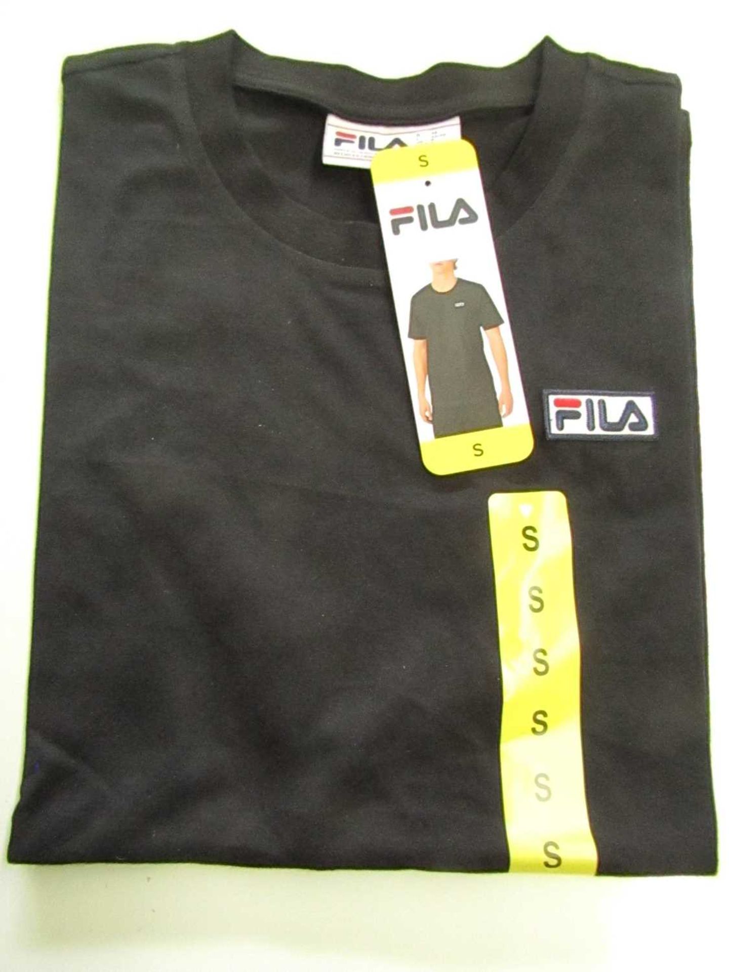 Fila Lucano T/Shirt Black Size S New With Tags