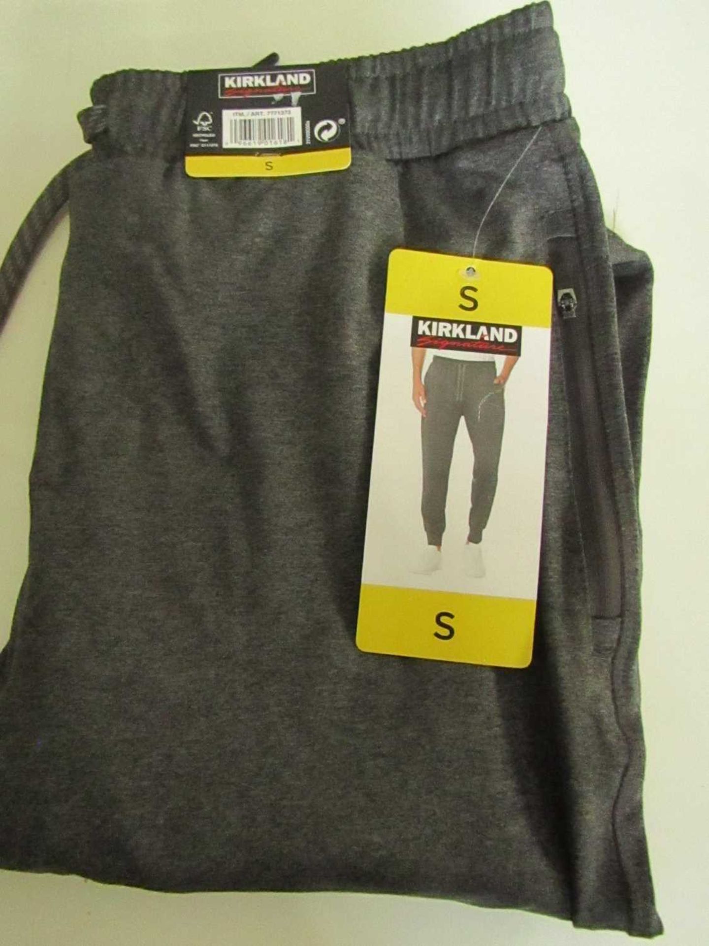 Kirkland Signature Active Jogger Grey Size S New With Tags