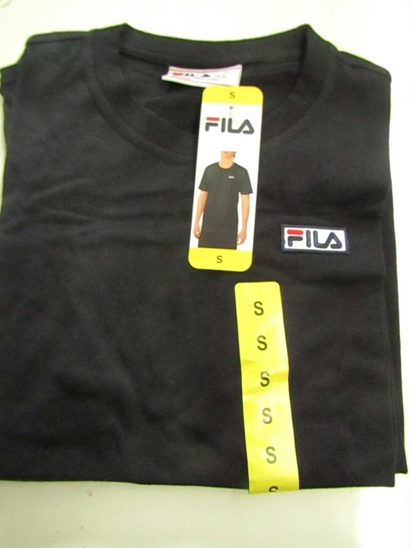 Fila Lucano T/Shirt Black Size S New With Tags