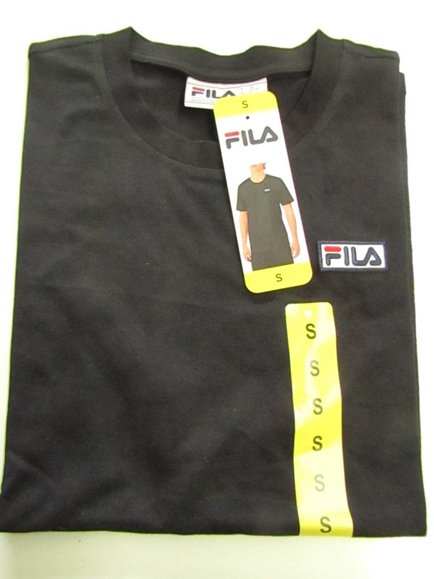 Fila Lucano T/Shirt Black Size S New With Tags