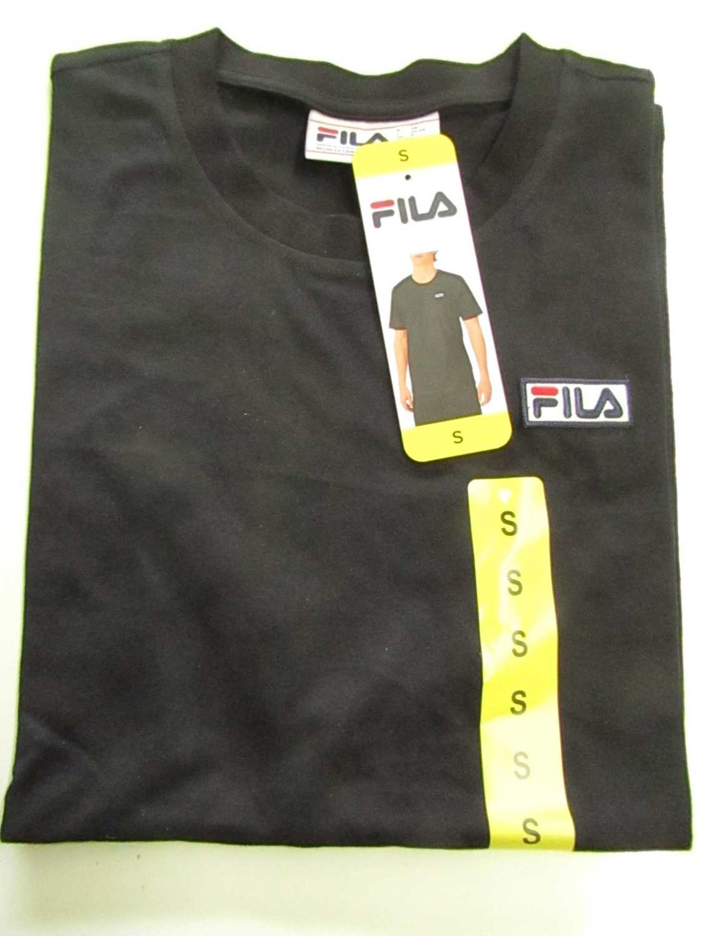 Fila Lucano T/Shirt Black Size S New With Tags