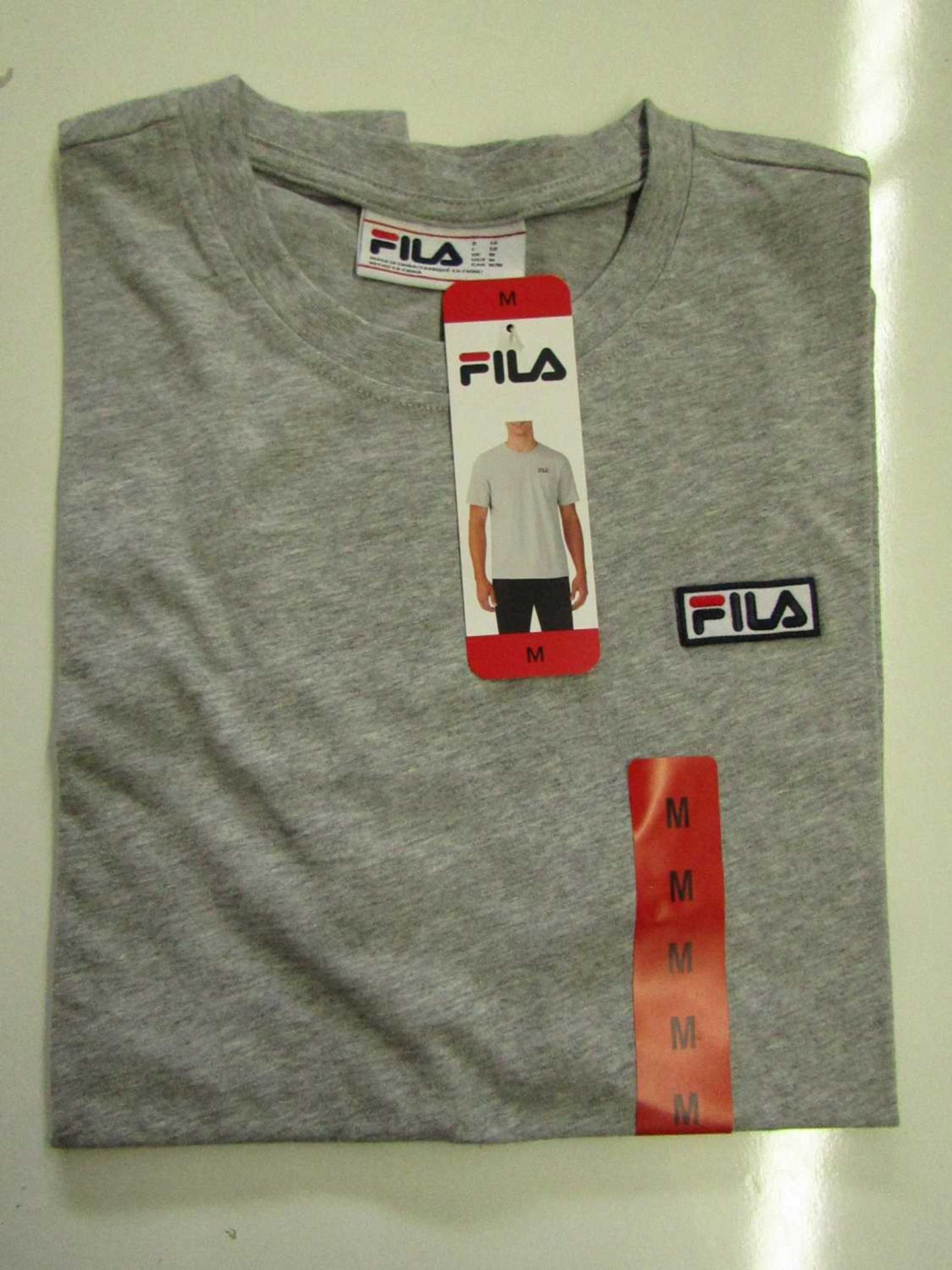 Fila Lucano T/Shirt Grey Size M New With Tags