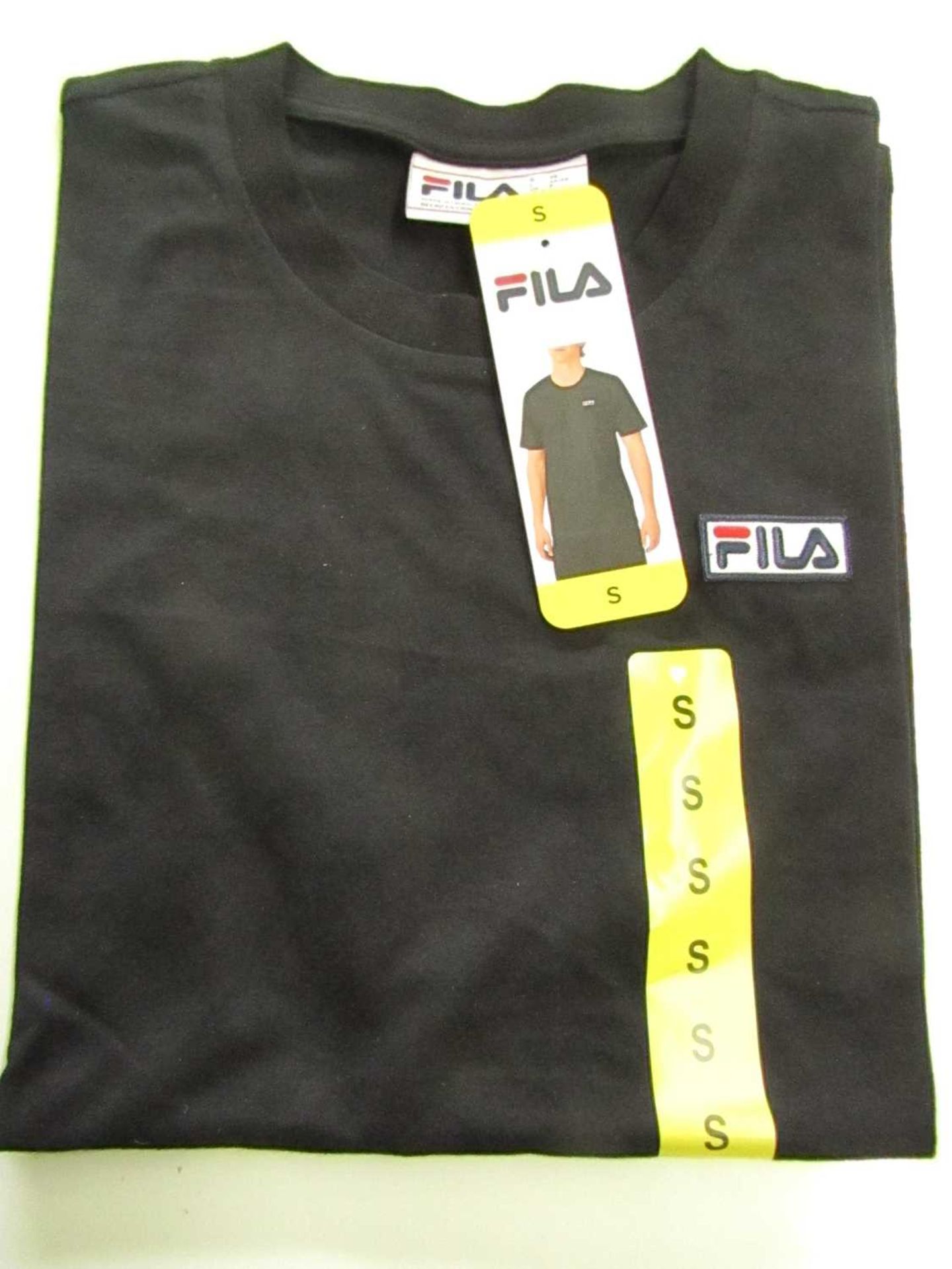 Fila Lucano T/Shirt Black Size S New With Tags