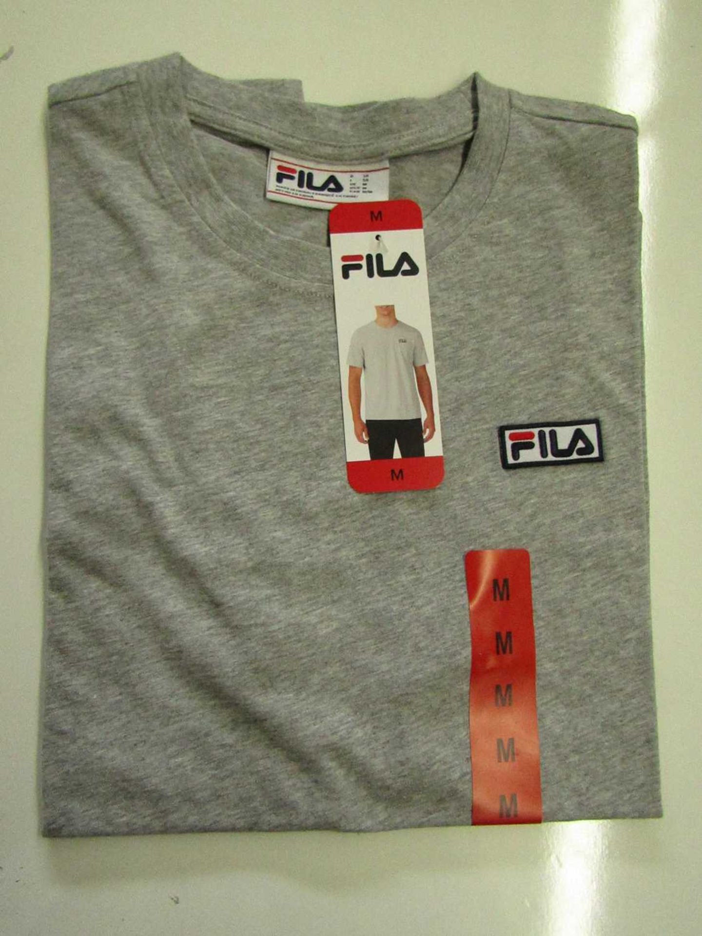 Fila Lucano T/Shirt Grey Size M New With Tags