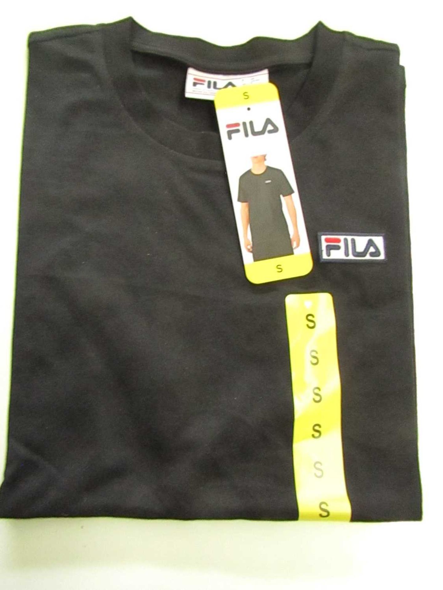 Fila Lucano T/Shirt Black Size S New With Tags