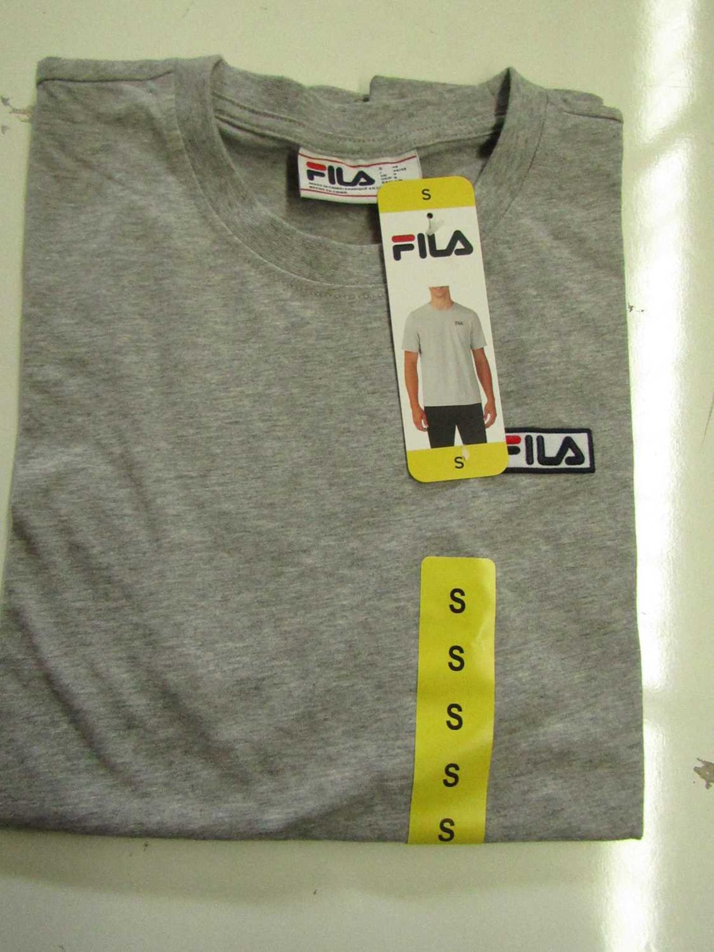 Fila Lucano T/Shirt Grey Size S New With Tags