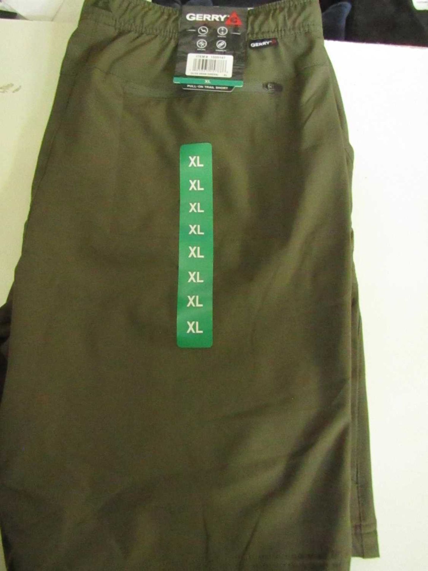 Gerry Speed Trial Shorts Olive Green Size X/L New With Tags