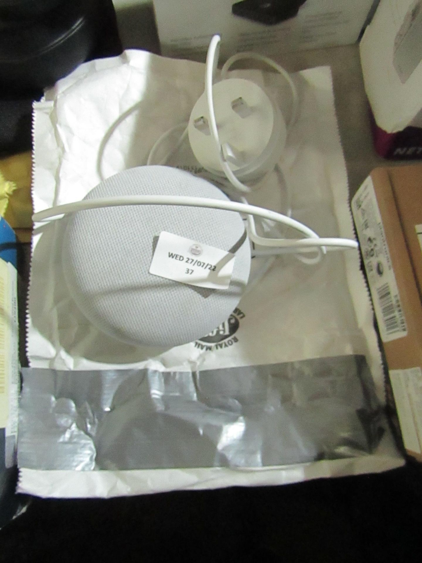 Google - Nest Mini 2nd Gen - Chalk White - Untested, Non Original Packaging. RRP £49