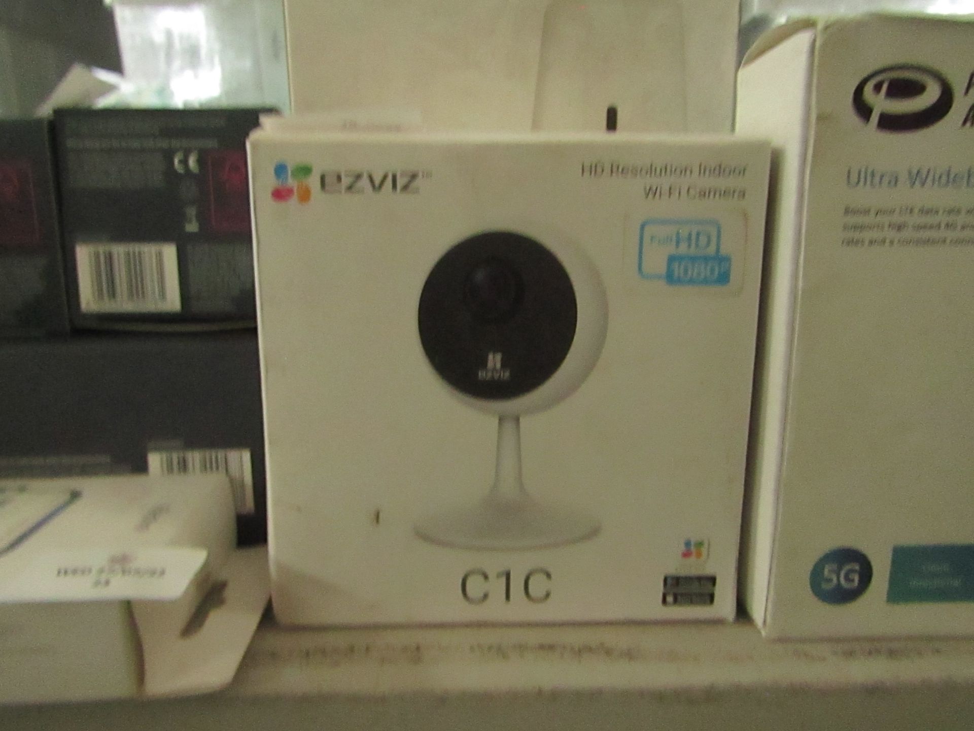 Ezviz - HD Resolution Indoor WIFI Camera - C1C - Untested & Boxed. RRP £39.99