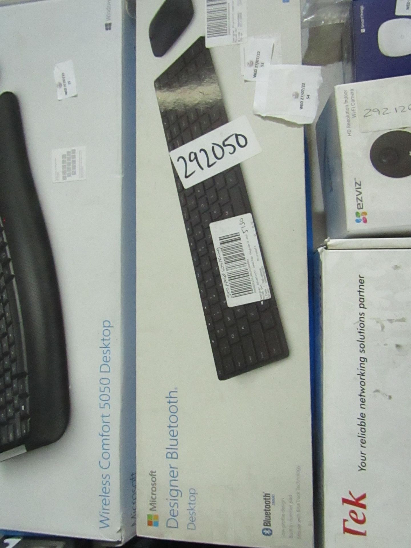 Microsoft - Designer Bluetooth Desktop Keyboard & Mouse Set - Black - Untested & Boxed. RRP £59.99