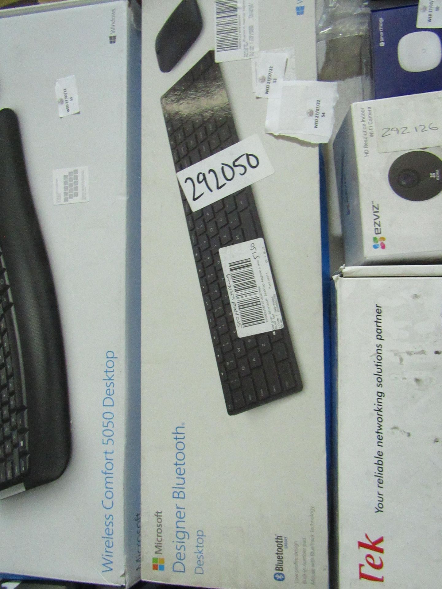 Microsoft - Designer Bluetooth Desktop Keyboard & Mouse Set - Black - Untested & Boxed. RRP £59.99