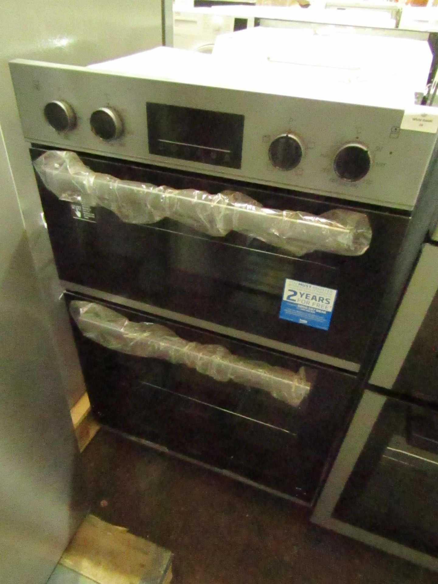 BEKO Pro RecycledNet Electric Double Oven Silver BBXDF22300S RRP ô?329.00 - The items in this lot