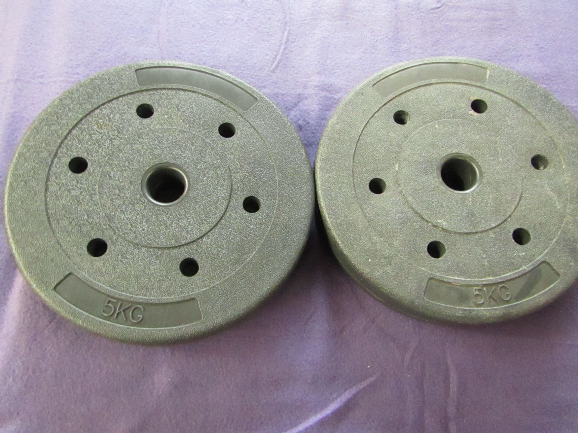 4 Sets Of 5KG Weight Plates ( 40KG Total ) - No Handles Or Accessories Present - New & Boxed.