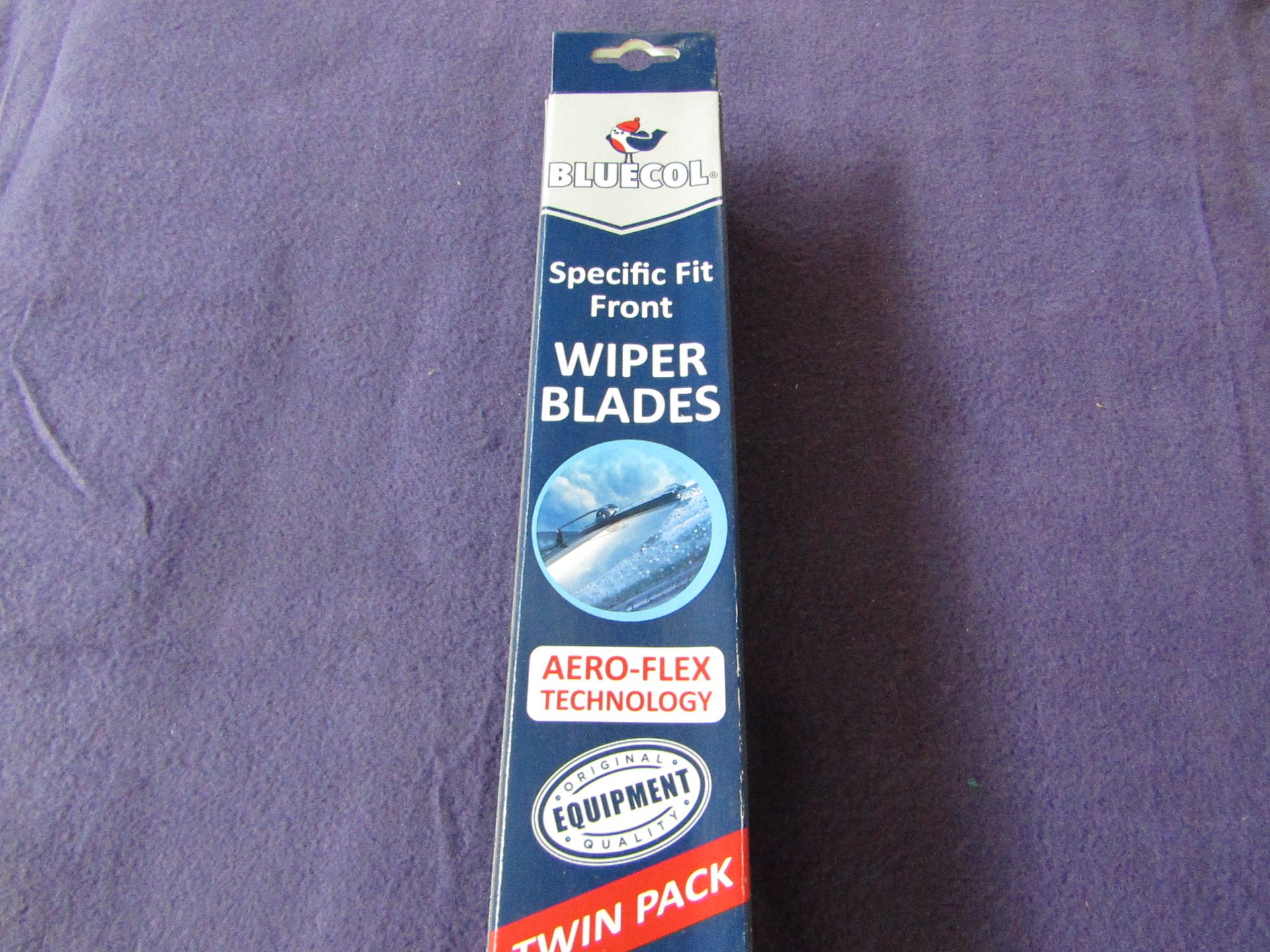 5x Bluecol - Specific Fit Front Wiper Blade ( Twin Pack ) - Unused & Boxed. - Please Note Sizes