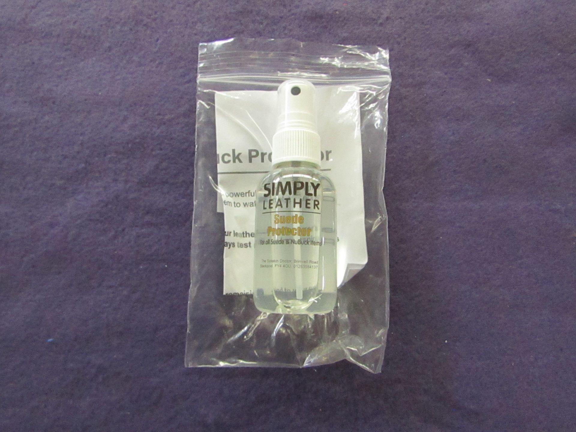 5x Simply - Leather Suede Protector Spray - 30ml Bottles - All Unused & Packaged.