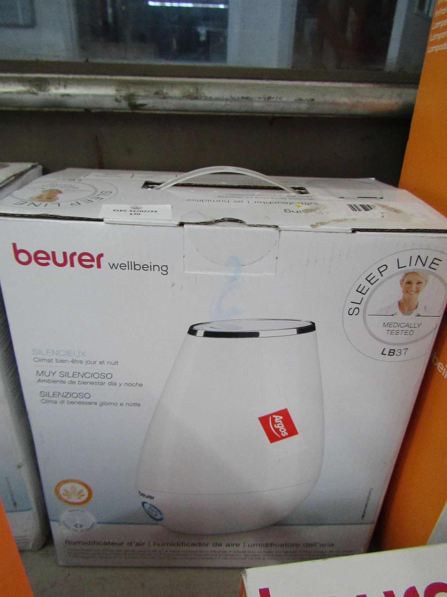 1x Beurer Air Humidifier LB37 - This item is graded B - RRP ?40