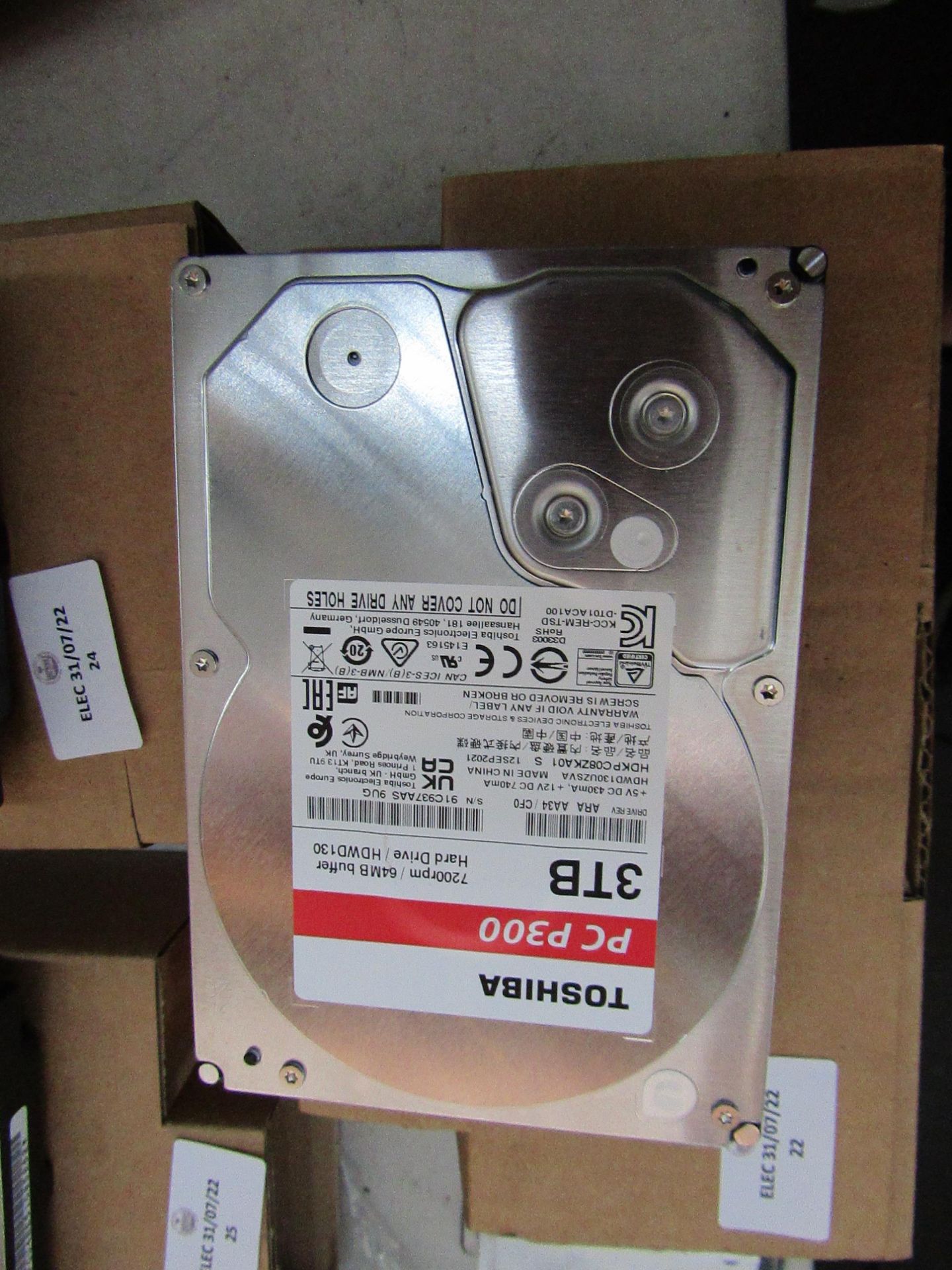 Toshiba PCP300 3Tb hard drive, unchecked