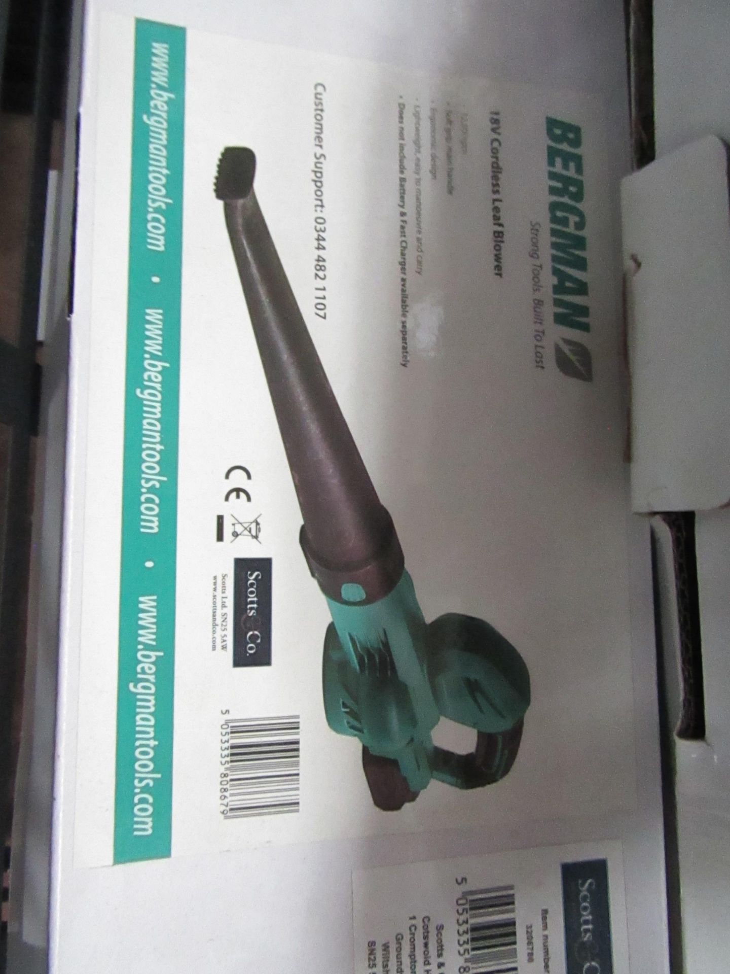 1 x Scotts of Stow Bergman® Interchange Cordless Leaf Blower RRP £29.95 SKU SCO-DIR-3206780 TOTAL