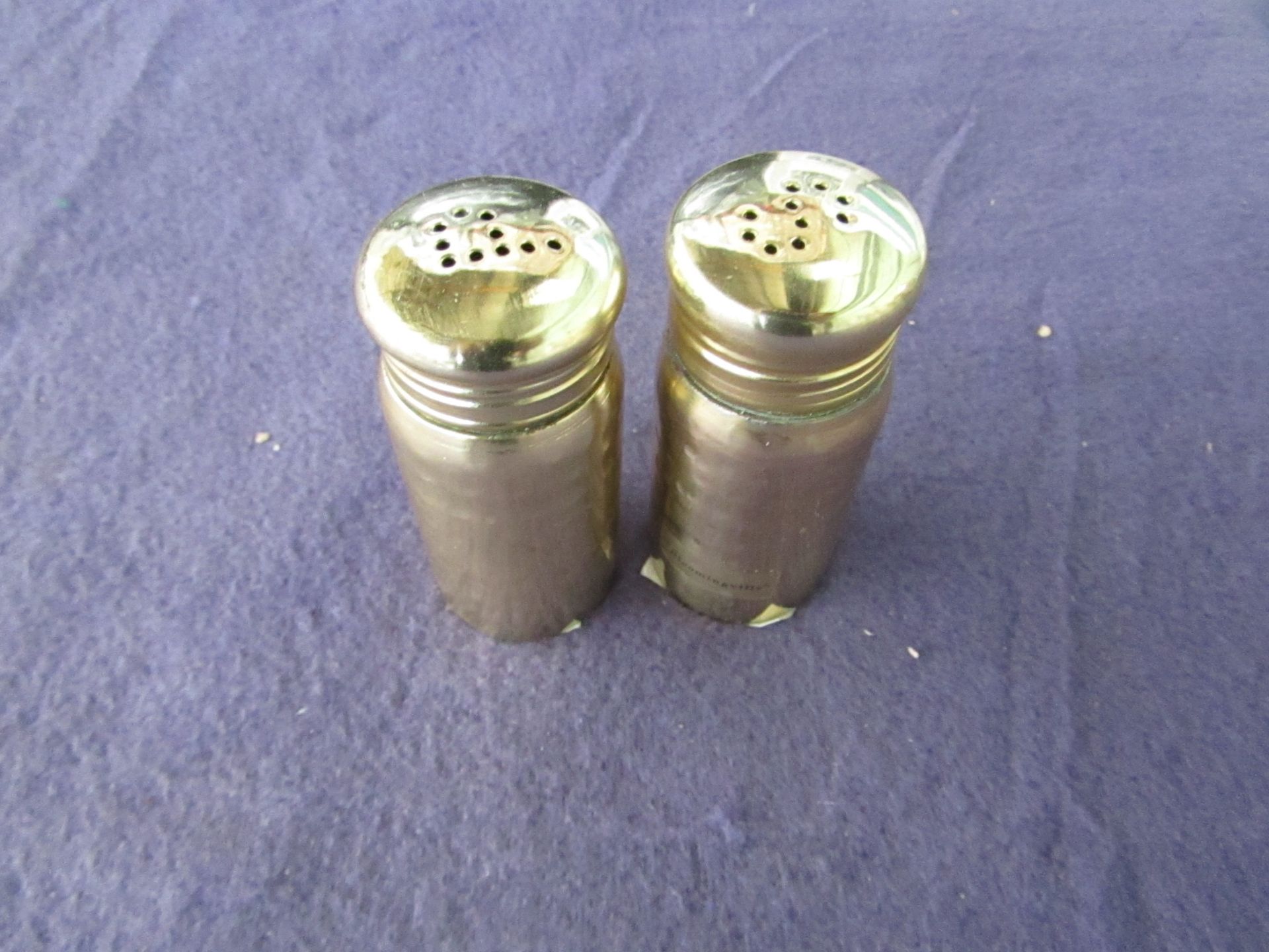 Rowen Group Jose Gold Salt & Pepper Shakers RRP ¶œ26.00