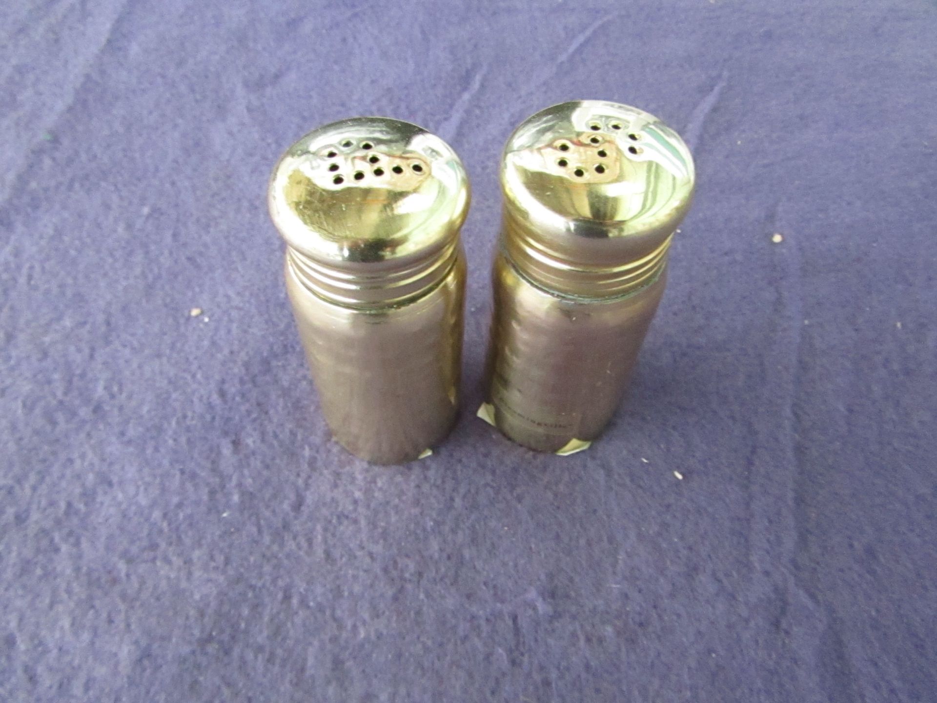 Rowen Group Jose Gold Salt & Pepper Shakers RRP ¶œ26.00