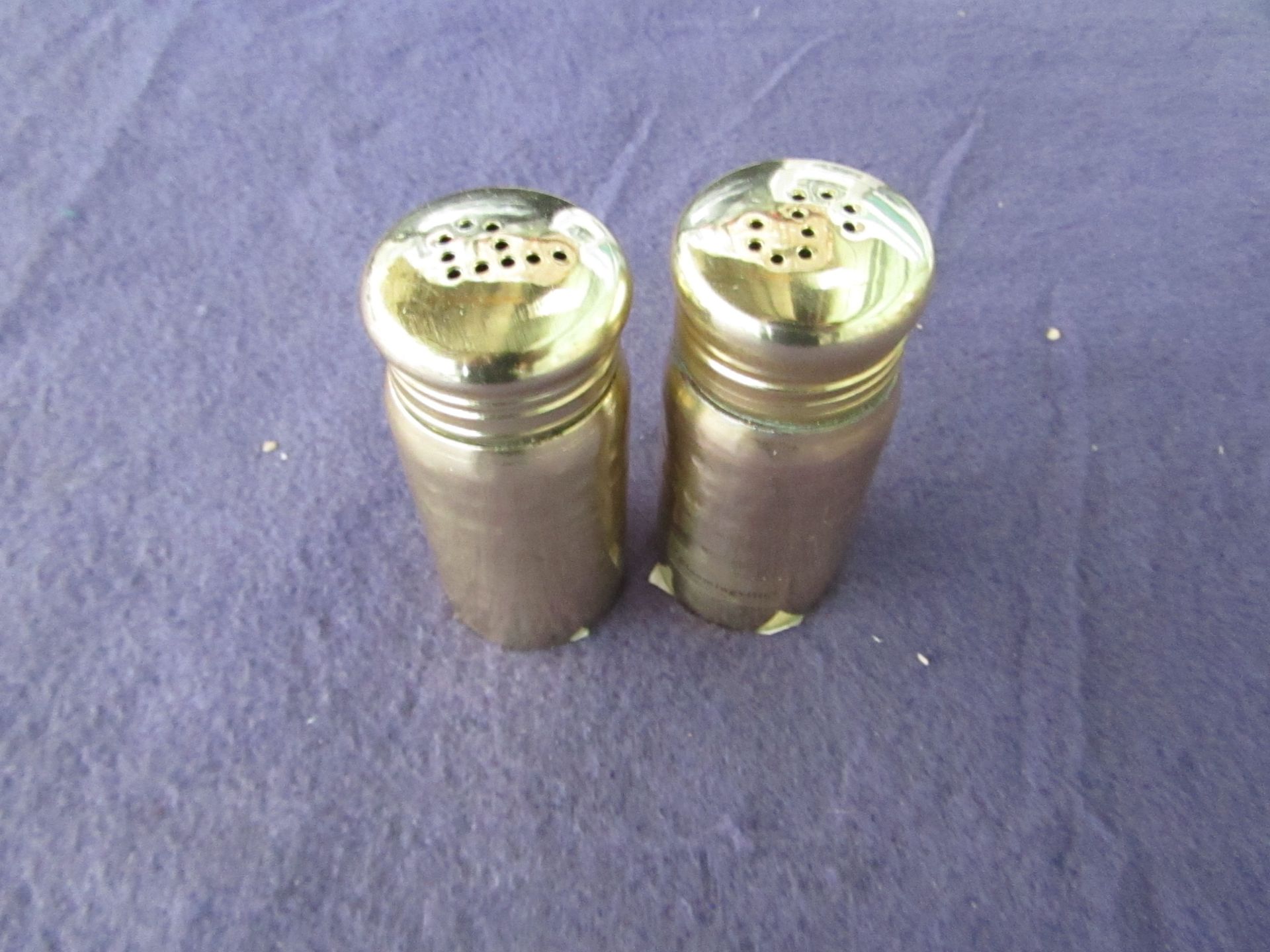 Rowen Group Jose Gold Salt & Pepper Shakers RRP ¶œ26.00