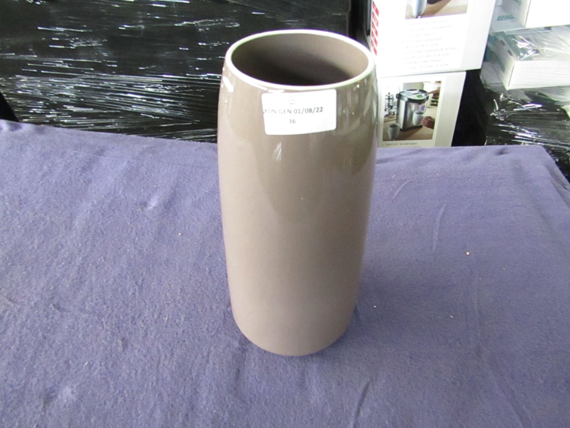 Rowen Group Meghan Medium Ceramic Taupe Vase RRP ¶œ26.00