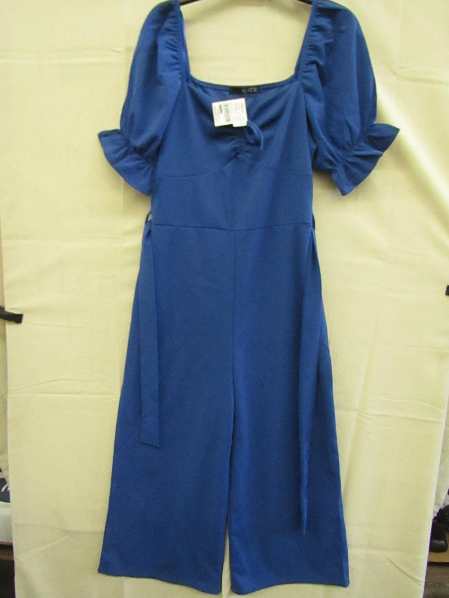 Quiz Jumpsuit Blue Size 14 New With Tags