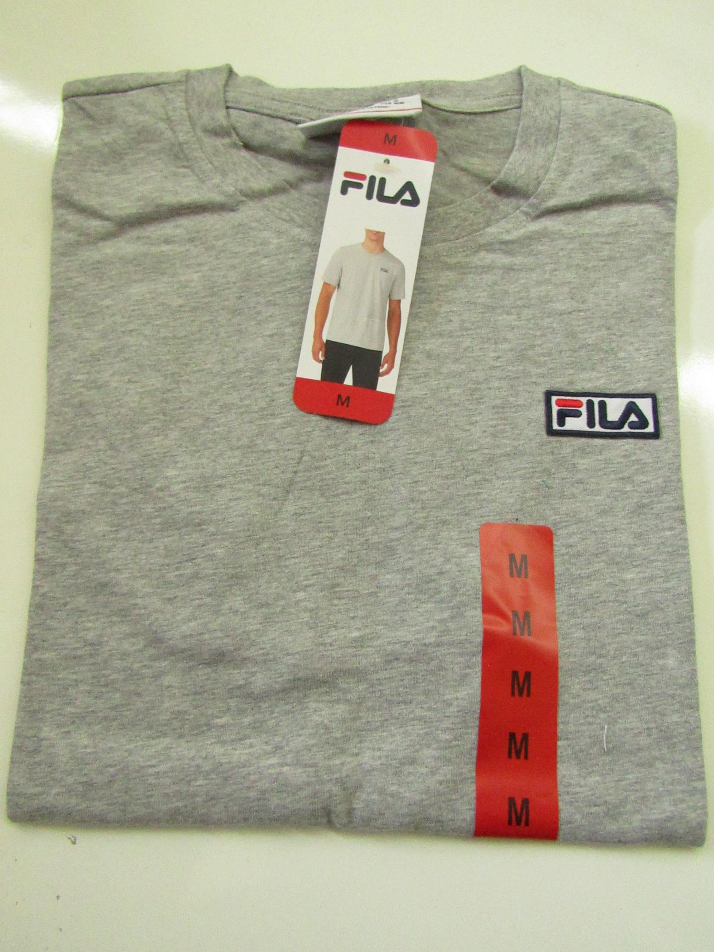 Fila Lucano T/Shirt Grey Size M New With Tags