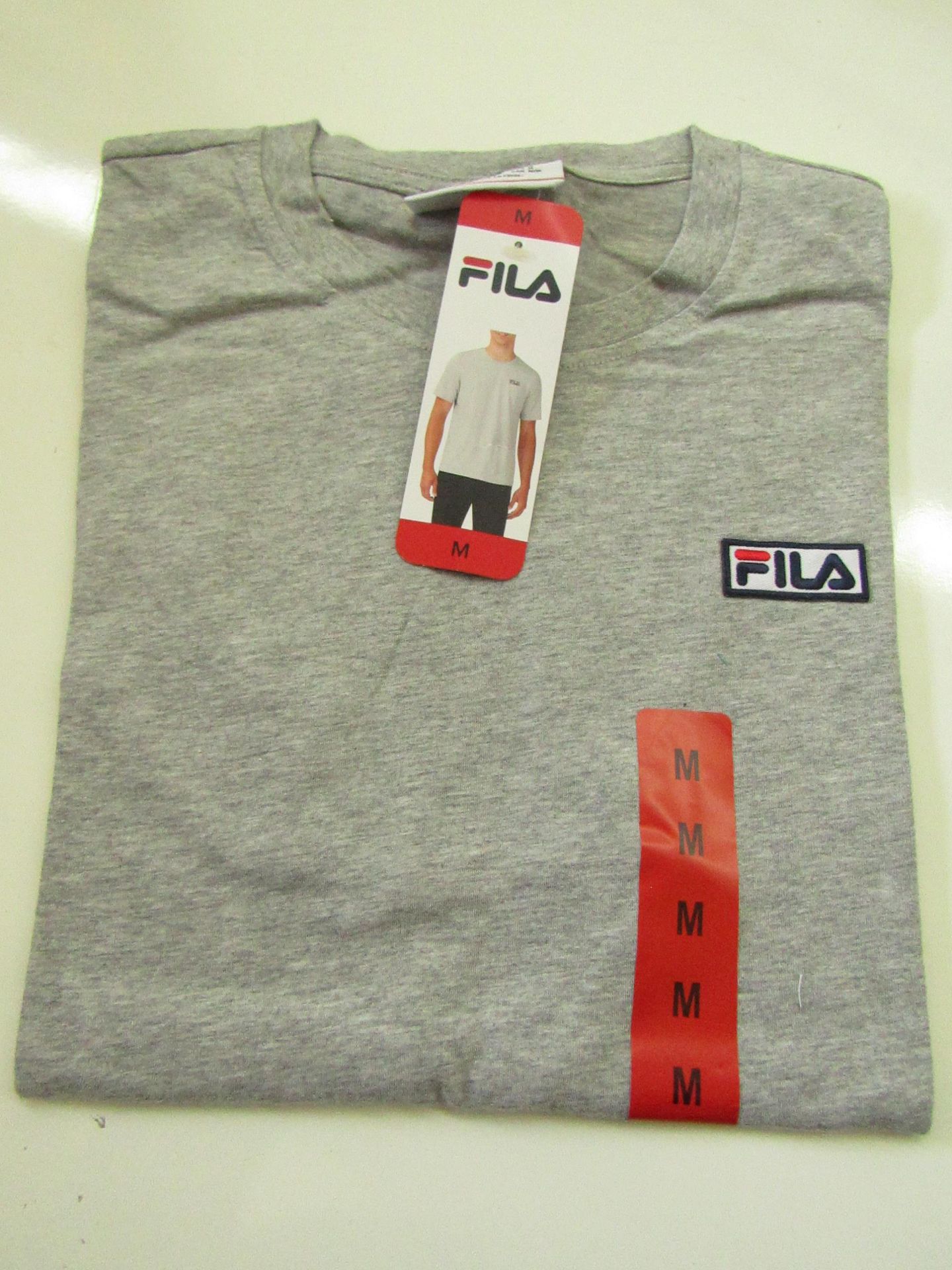 Fila Lucano T/Shirt Grey Size M New With Tags